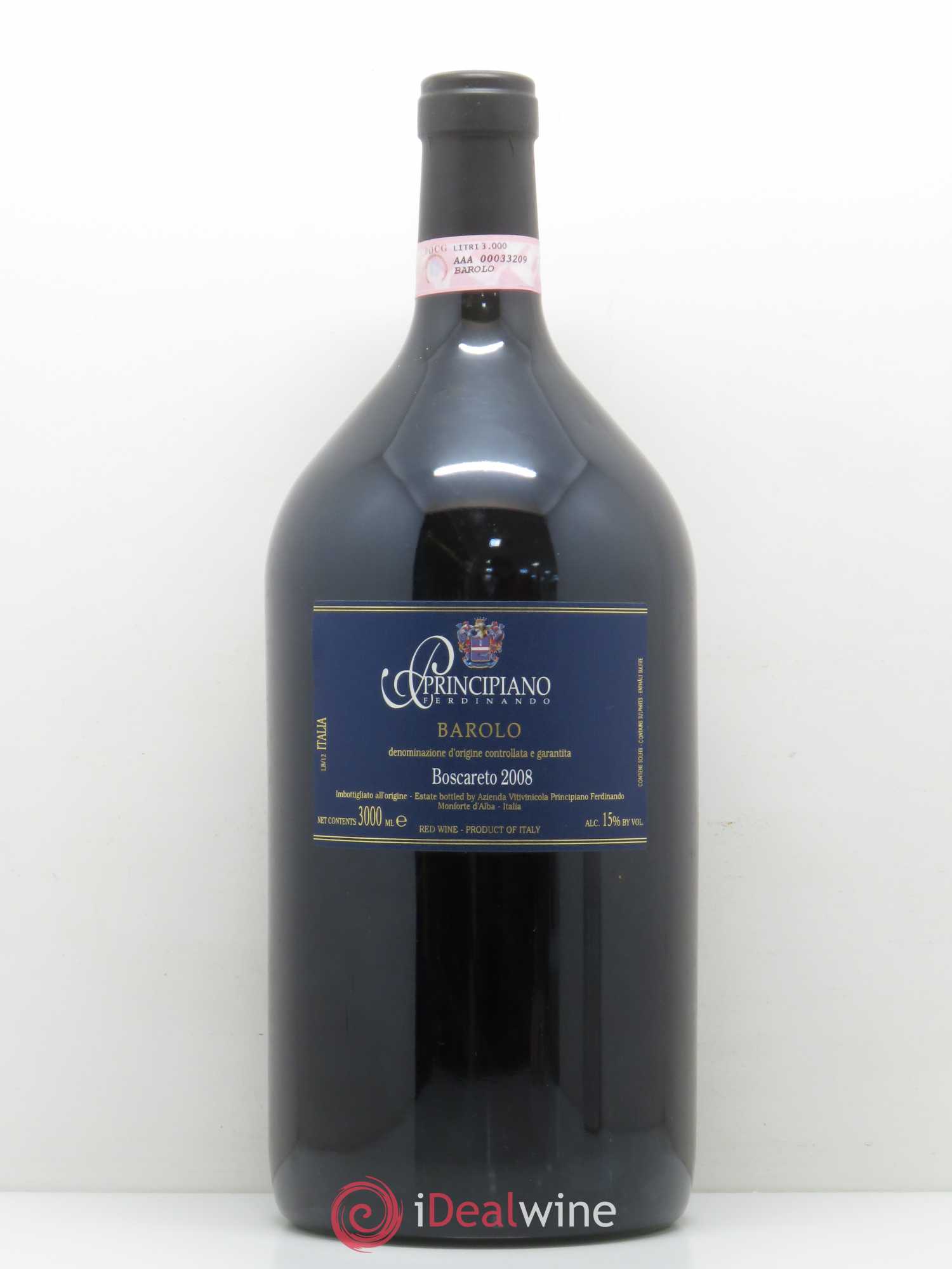 Barolo Boscareto Azienda Ferdinando Principiano 2008 - Posten von 1 Doppel-Magnum - 0