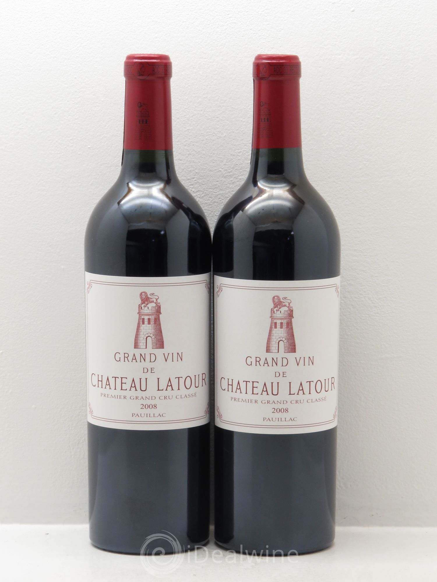 Château Latour 1er Grand Cru Classé 2008 - Lot de 2 bouteilles - 0