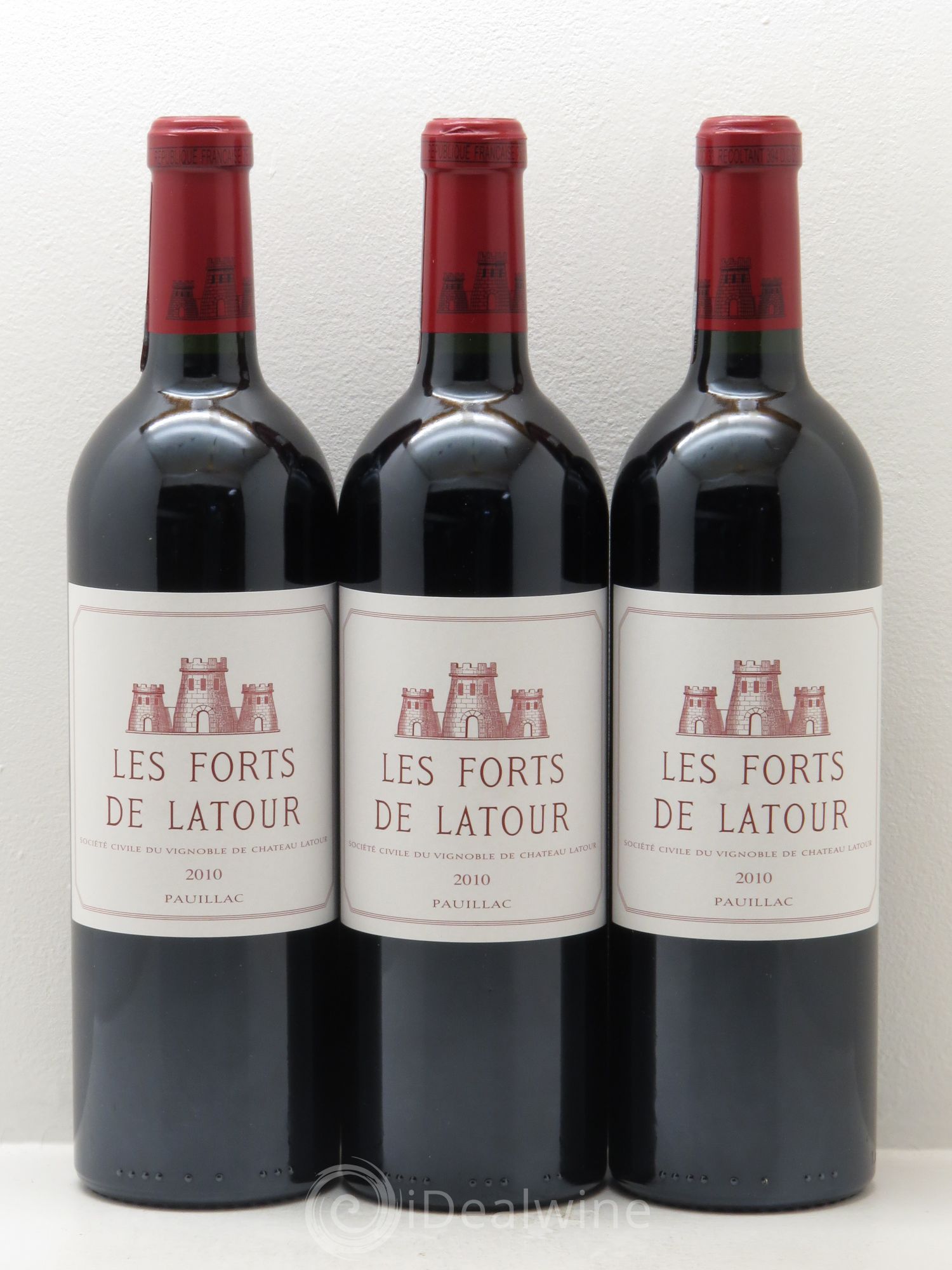 Les Forts de Latour Second Vin 2010 - Lot de 3 bouteilles - 0