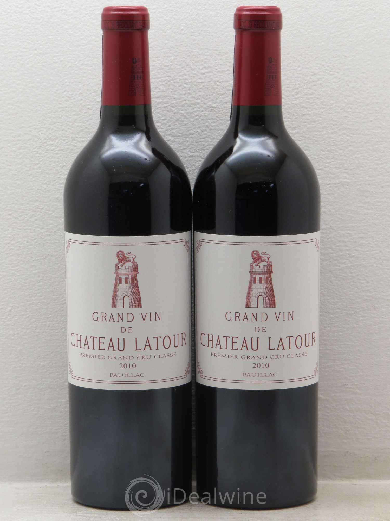 Château Latour 1er Grand Cru Classé 2010 - Lot de 2 bouteilles - 0