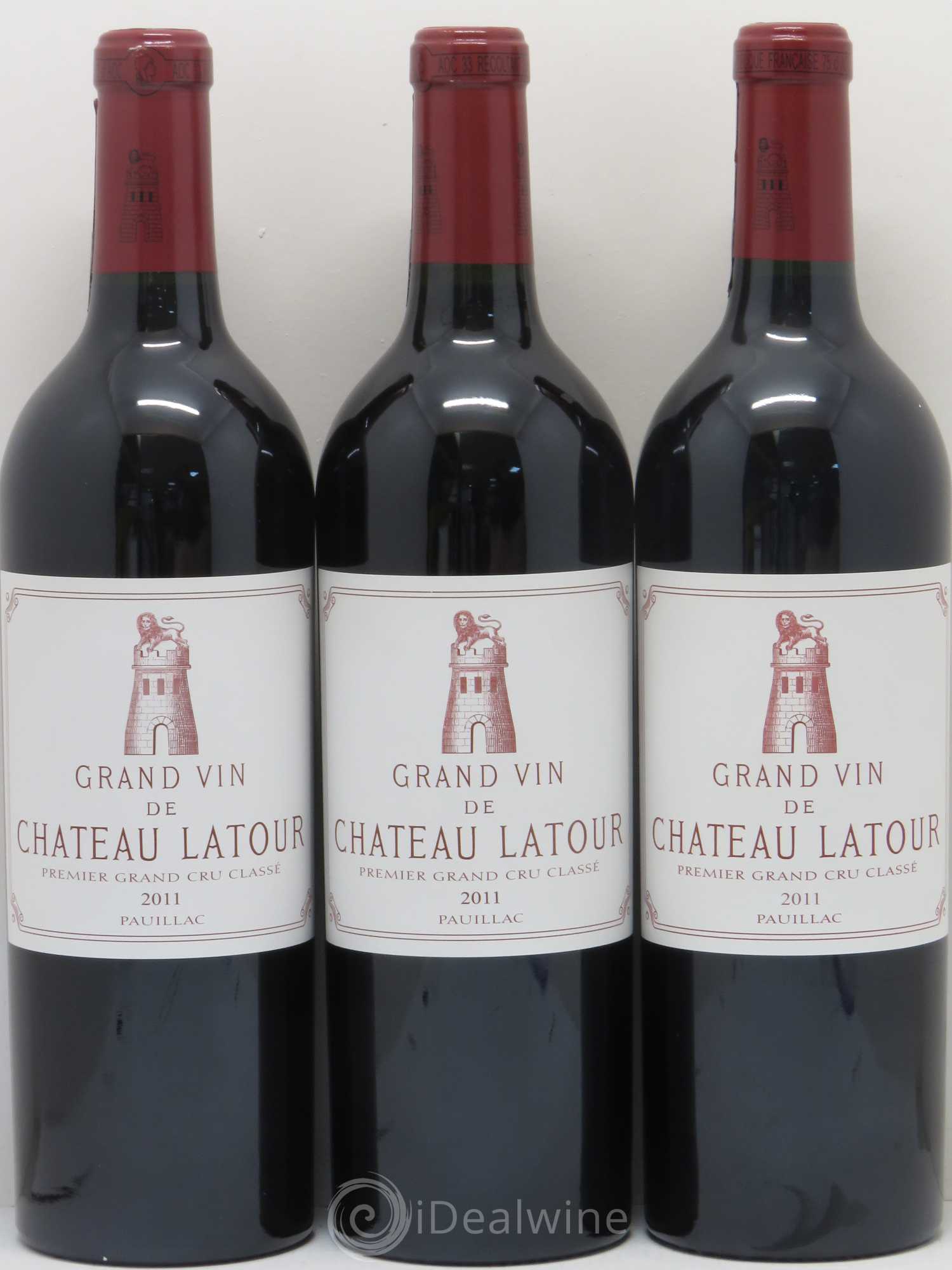 Château Latour 1er Grand Cru Classé 2011 - Lot de 3 bouteilles - 0