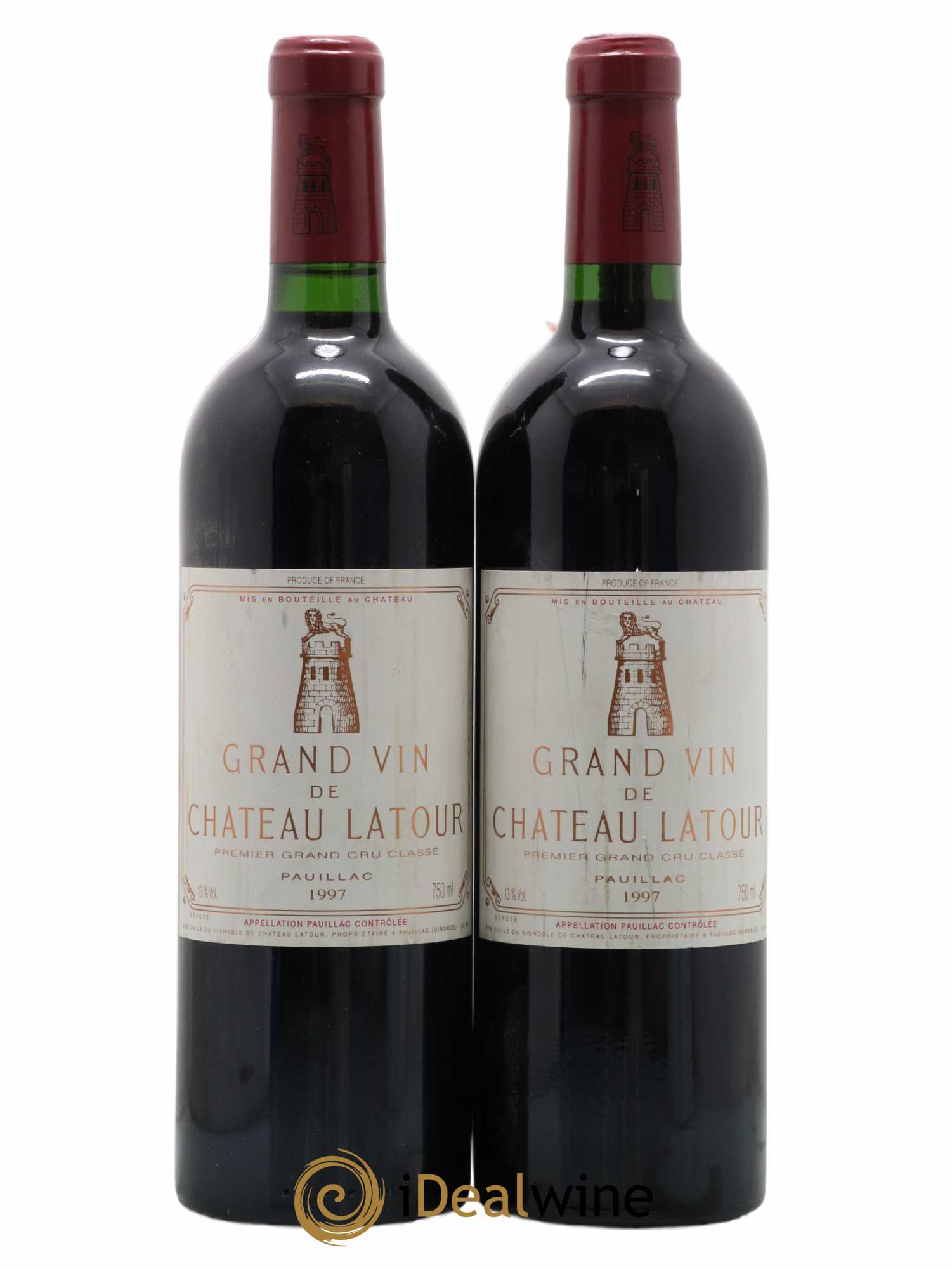 Château Latour 1er Grand Cru Classé 1997 - Lot de 2 bouteilles - 0