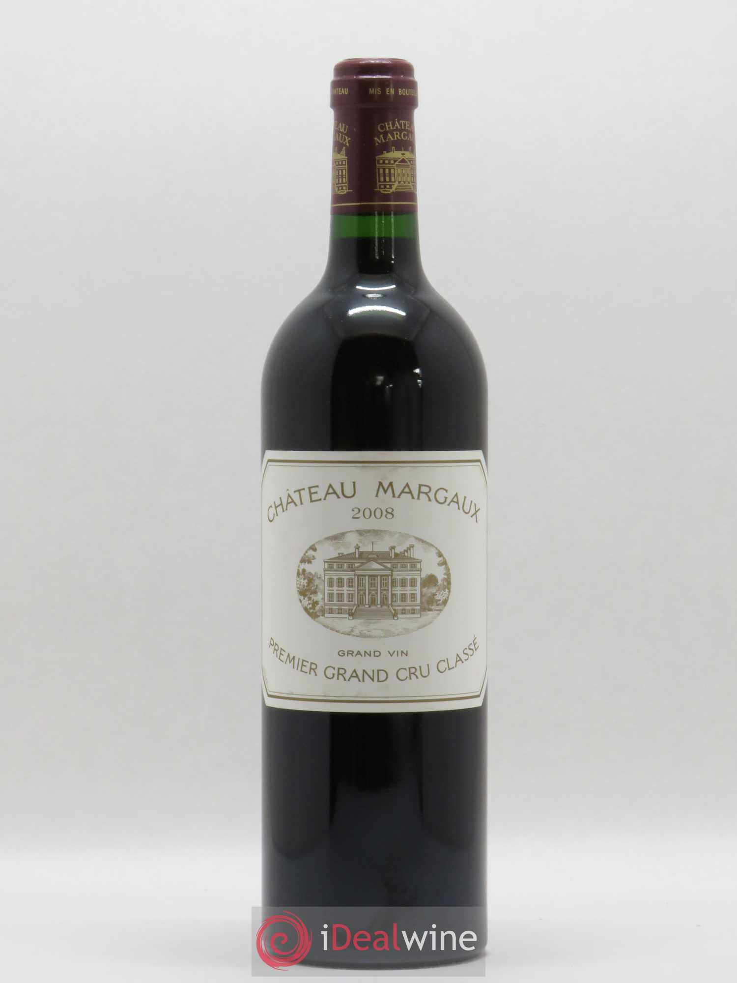 Château Margaux 1er Grand Cru Classé 2008 - Lot de 1 bouteille - 0