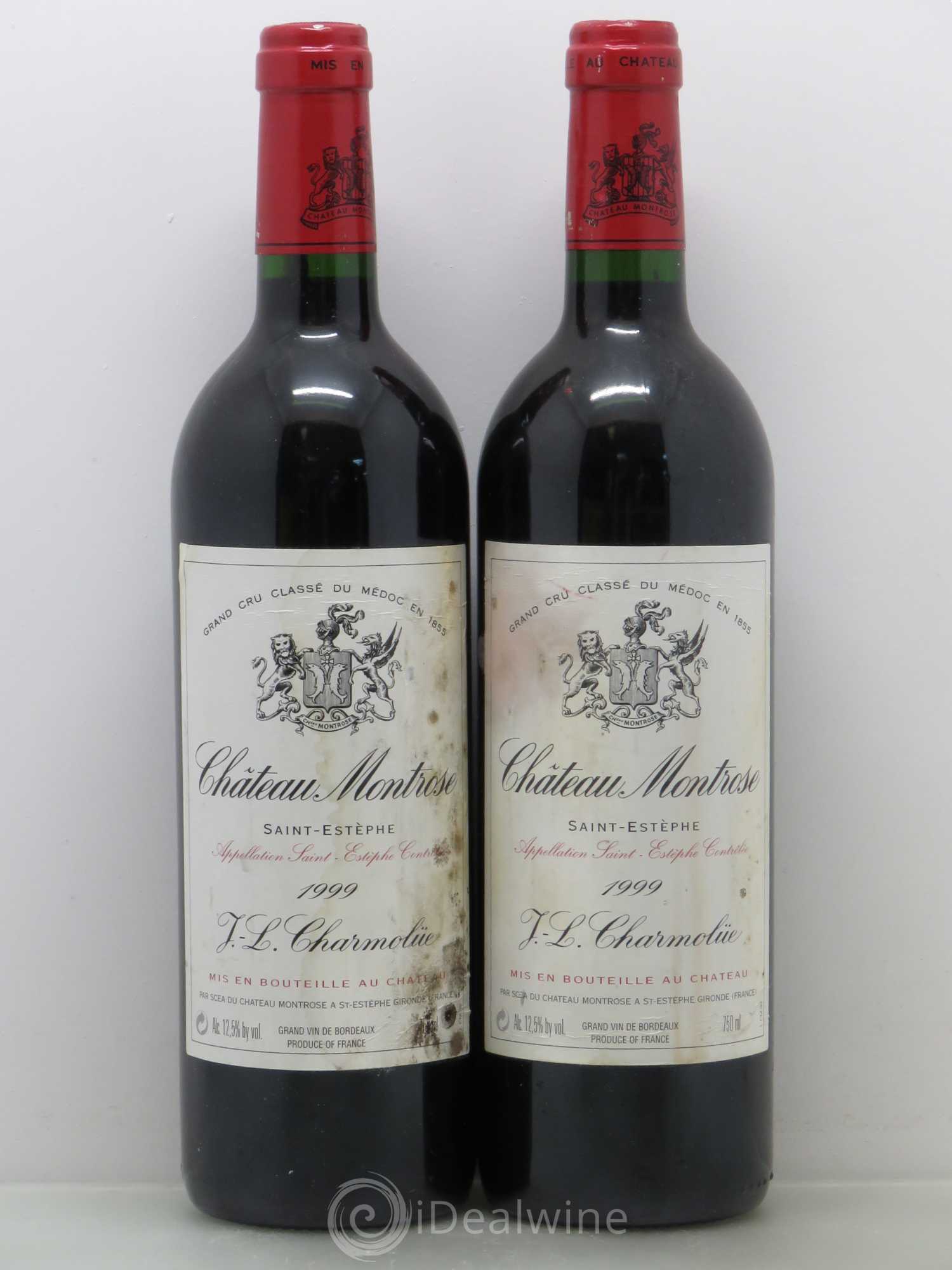 Château Montrose 2ème Grand Cru Classé 1999 - Lot de 2 bouteilles - 0
