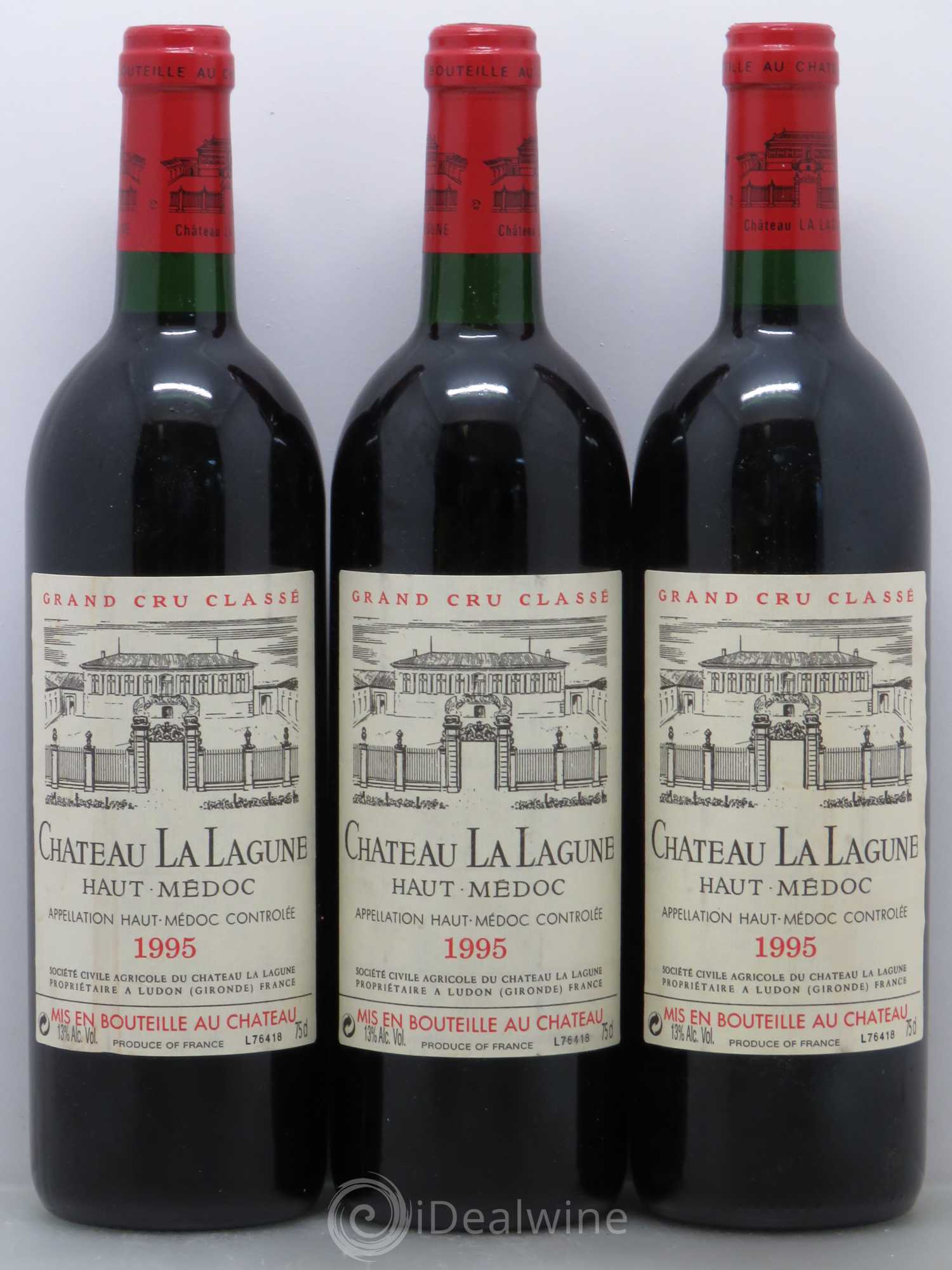 Château la Lagune 3ème Grand Cru Classé 1995 - Lot de 6 bouteilles - 2