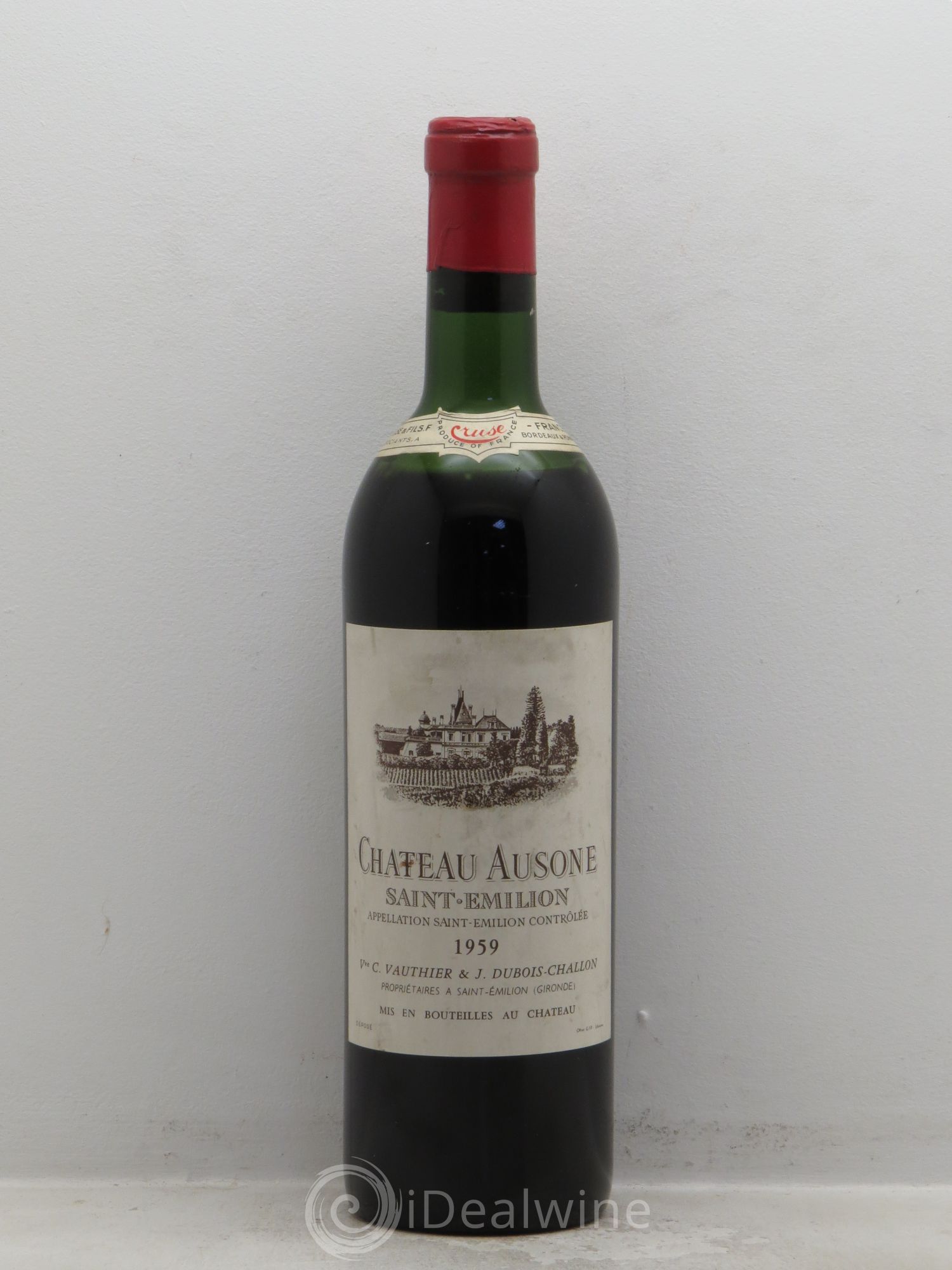 Château Ausone 1er Grand Cru Classé A 1959 - Lot de 1 bouteille - 0