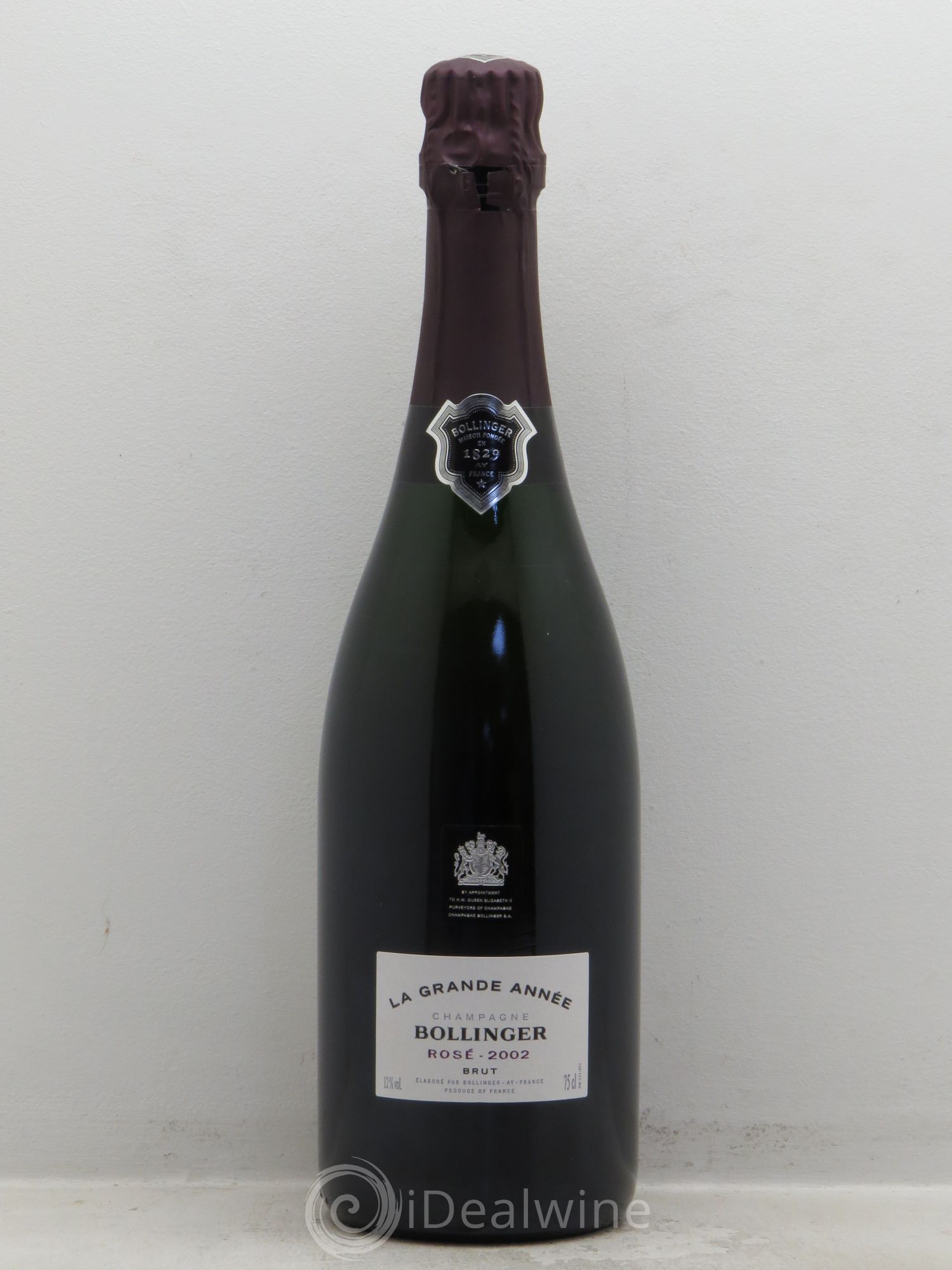 Grande Année Brut Bollinger 2002 - Lot de 1 bouteille - 0
