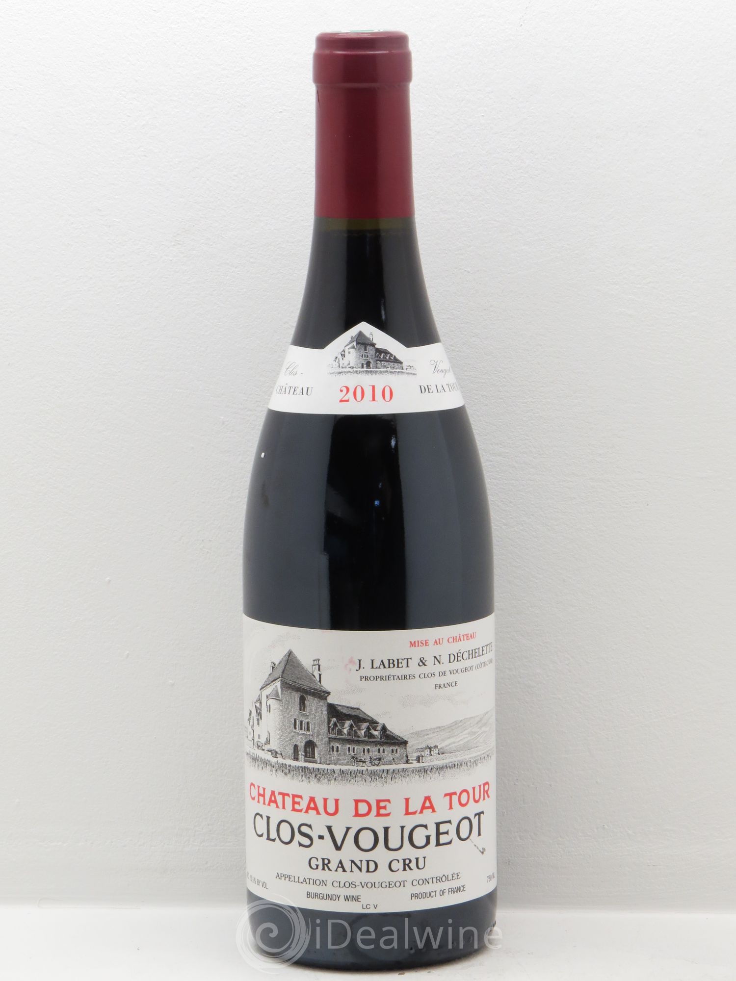 Clos de Vougeot Grand Cru Château de La Tour 2010 - Lot de 1 bouteille - 0
