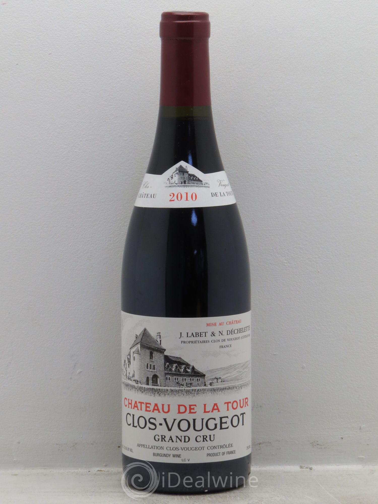 Clos de Vougeot Grand Cru Château de La Tour 2010 - Lot de 1 bouteille - 0