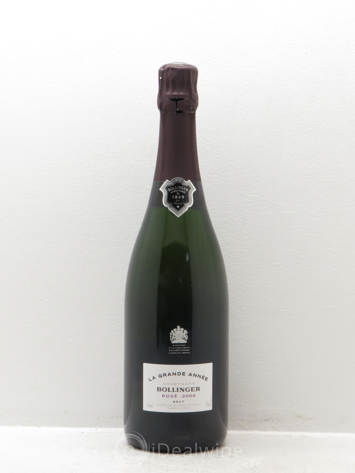 Grande Année Brut Bollinger 2004 - Lot de 1 bouteille - 0