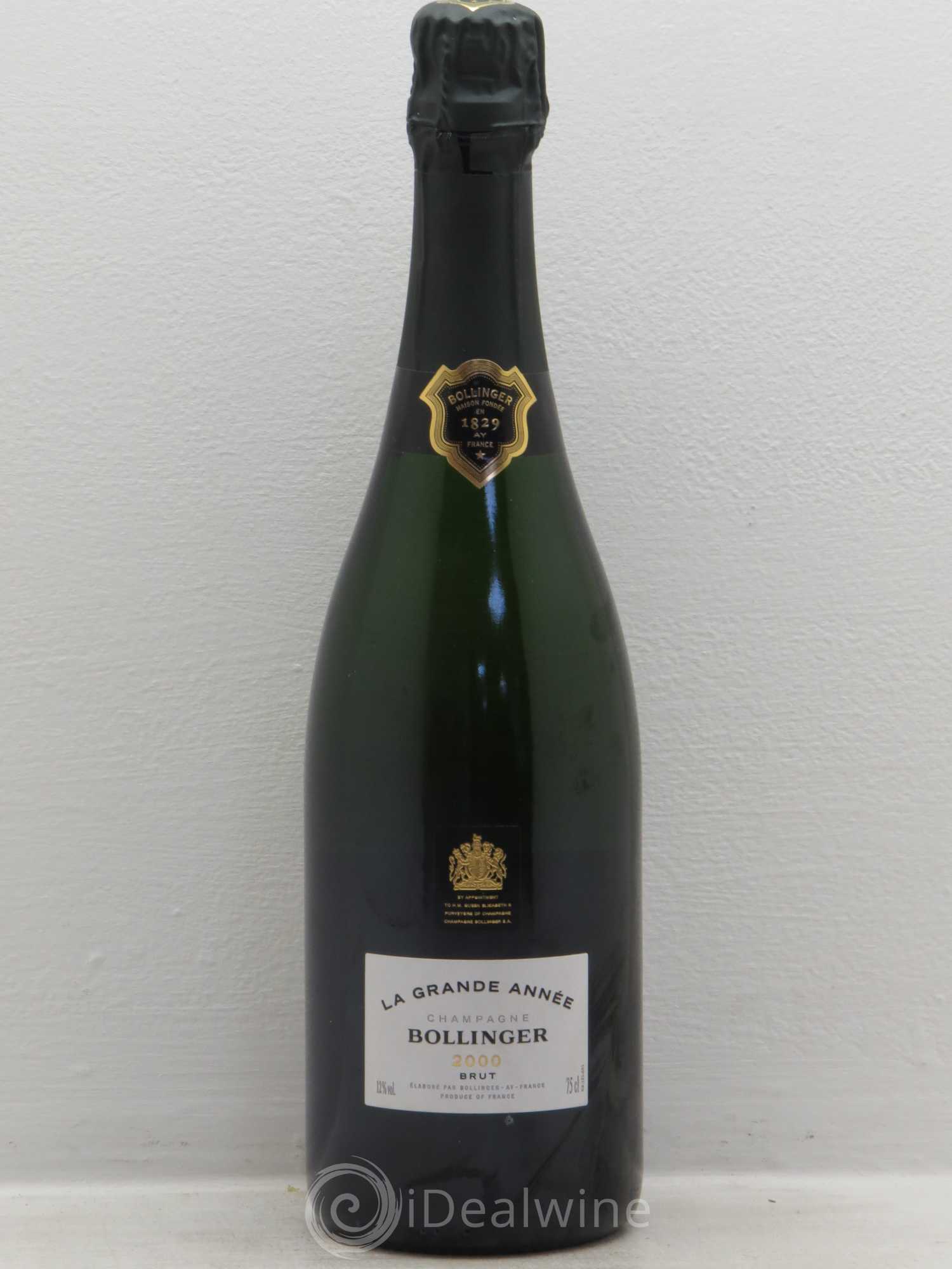 La Grande Année Brut Bollinger 2000 - Lot de 1 bouteille - 0