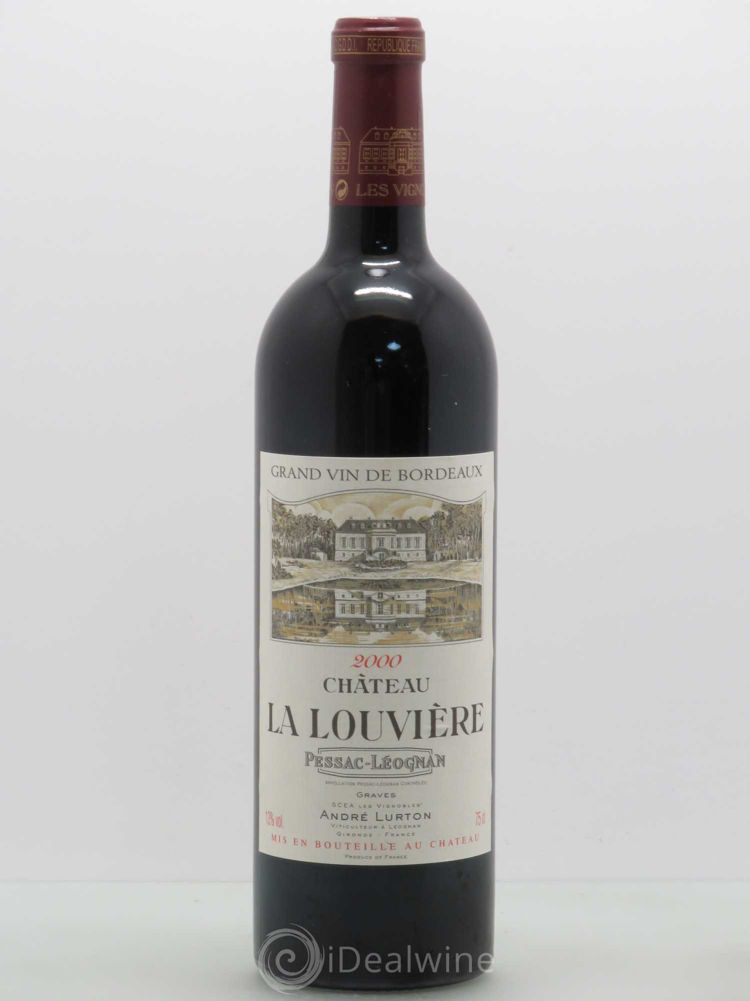 Château la Louvière 2000 - Lot de 1 bouteille - 0