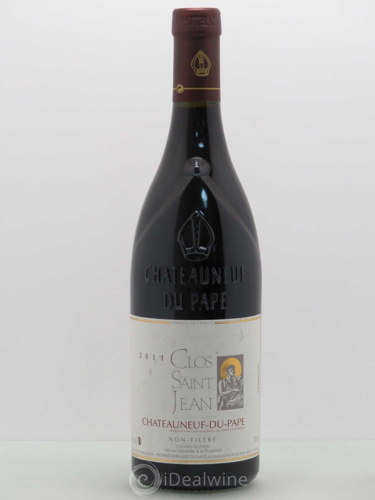 Châteauneuf-du-Pape Clos Saint-Jean Pascal et Vincent Maurel 2011 - Lot de 1 bouteille - 0