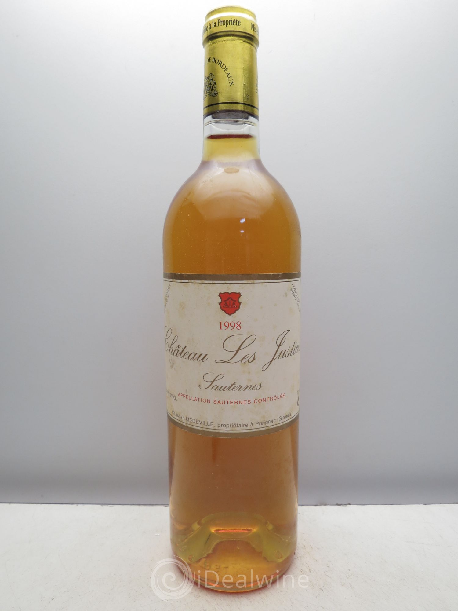 Château les Justices Cru Bourgeois 1998 - Lotto di 1 bottiglia - 0