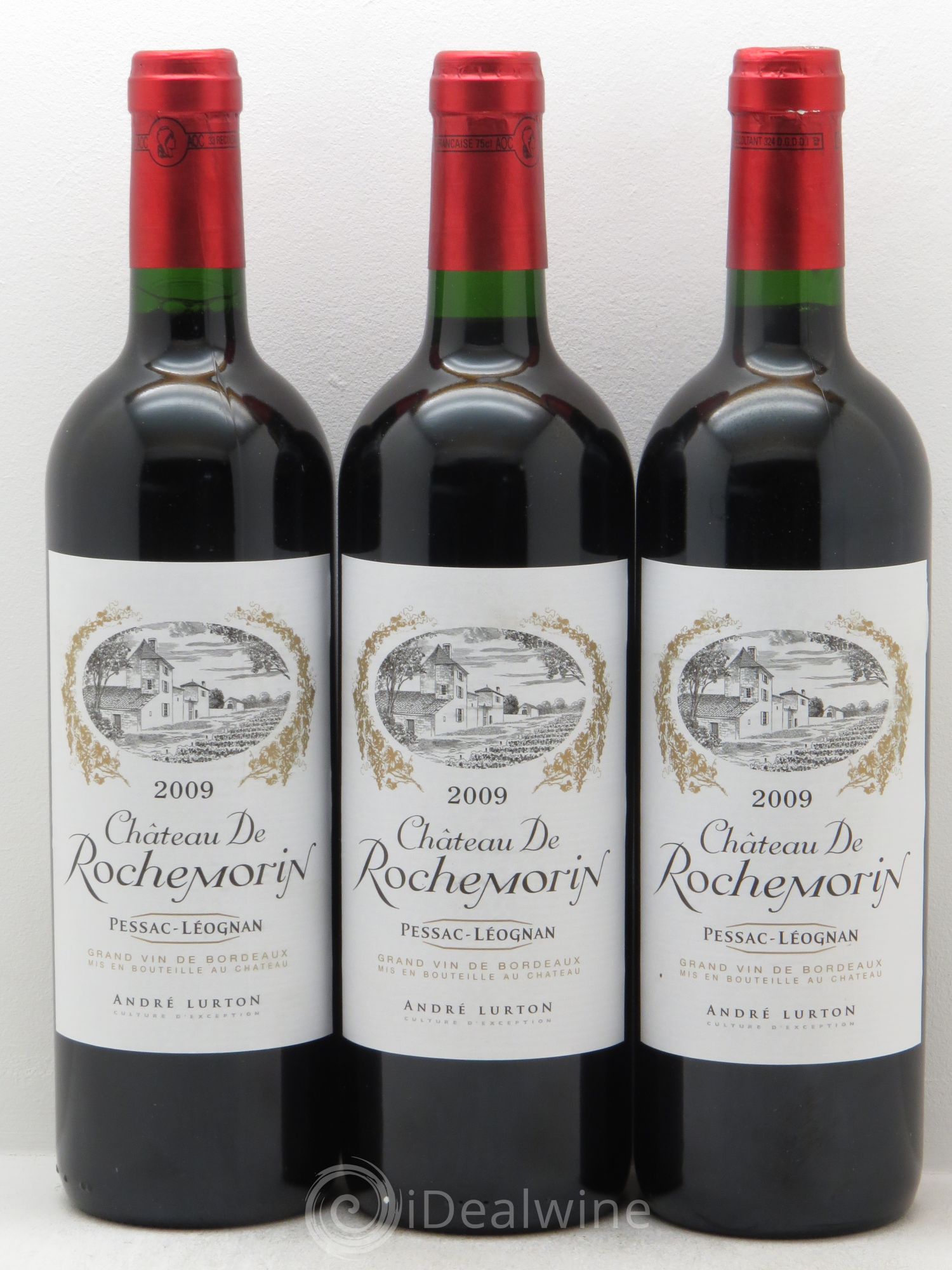 Château de Rochemorin 2009 - Lotto di 3 bottiglie - 0