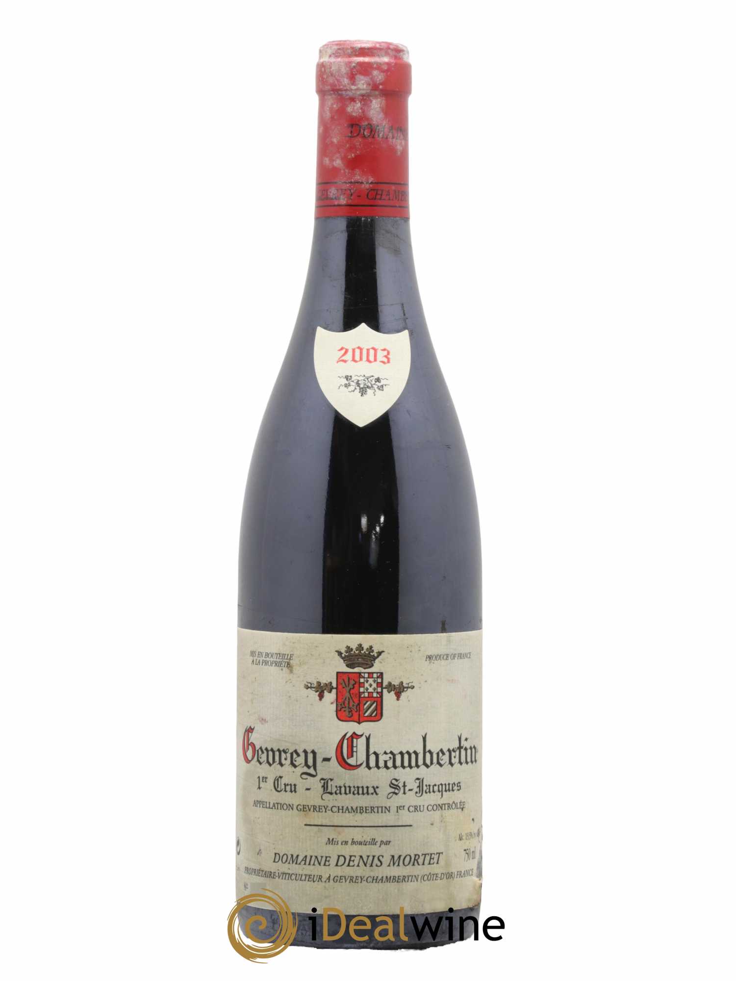 Gevrey-Chambertin 1er Cru Lavaux Saint Jacques Denis Mortet (Domaine) 2003 - Lot de 1 bouteille - 0