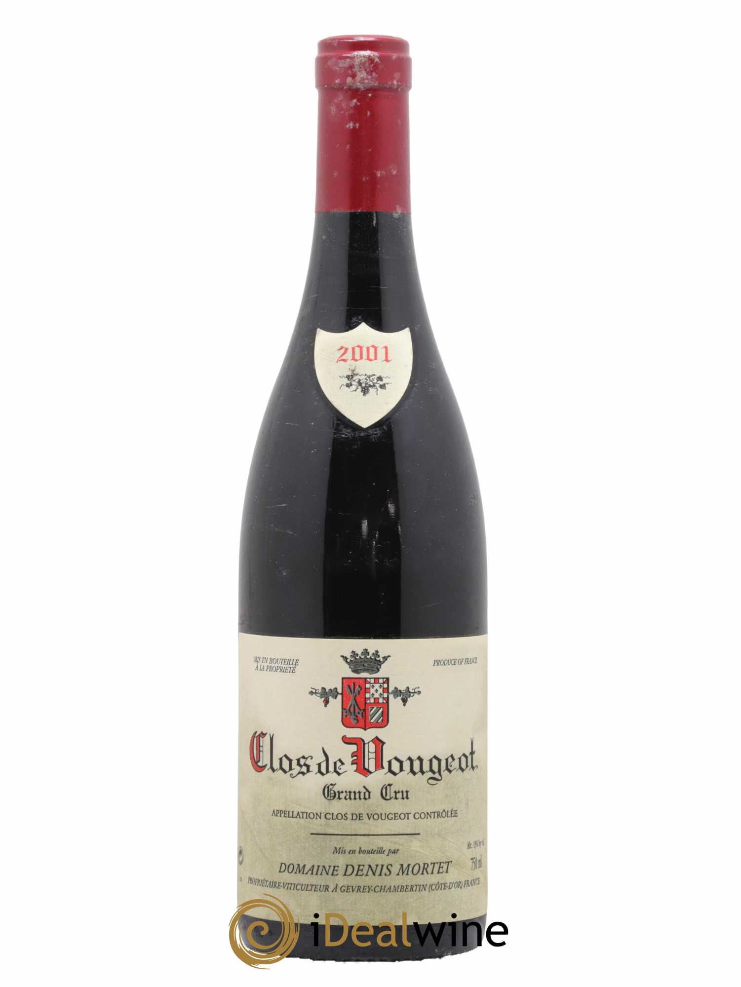 Clos de Vougeot Grand Cru Denis Mortet (Domaine) 2001 - Lot de 1 bouteille - 0