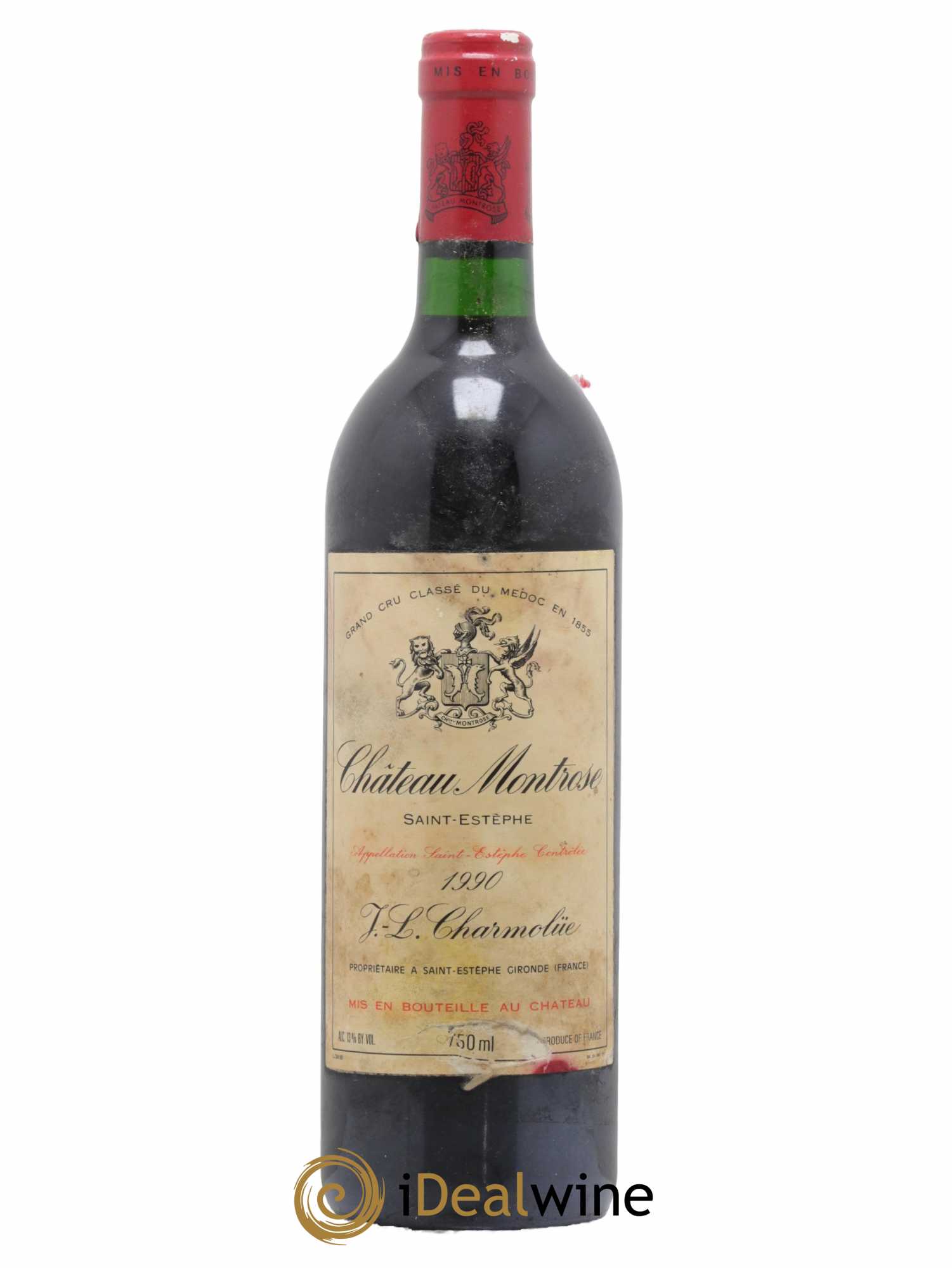 Château Montrose 2ème Grand Cru Classé 1990 - Lot de 1 bouteille - 0