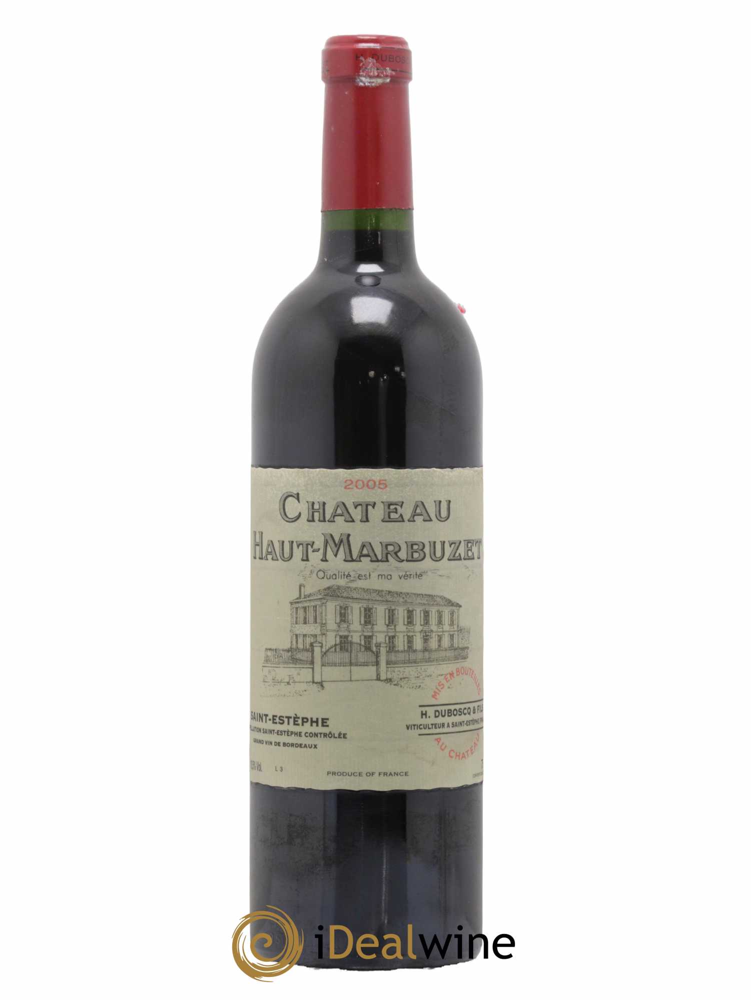 Château Haut Marbuzet 2005 - Lot de 1 bouteille - 0