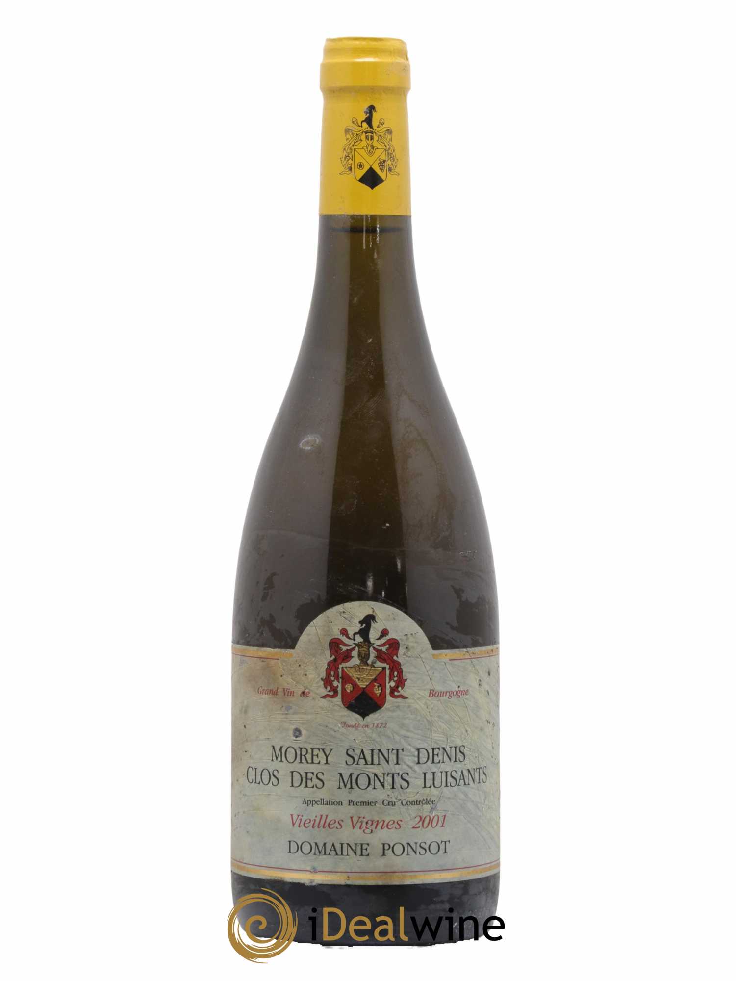 Morey-Saint-Denis 1er Cru Clos des Monts Luisants Vieilles Vignes Ponsot (Domaine) 2001 - Lot de 1 bouteille - 0