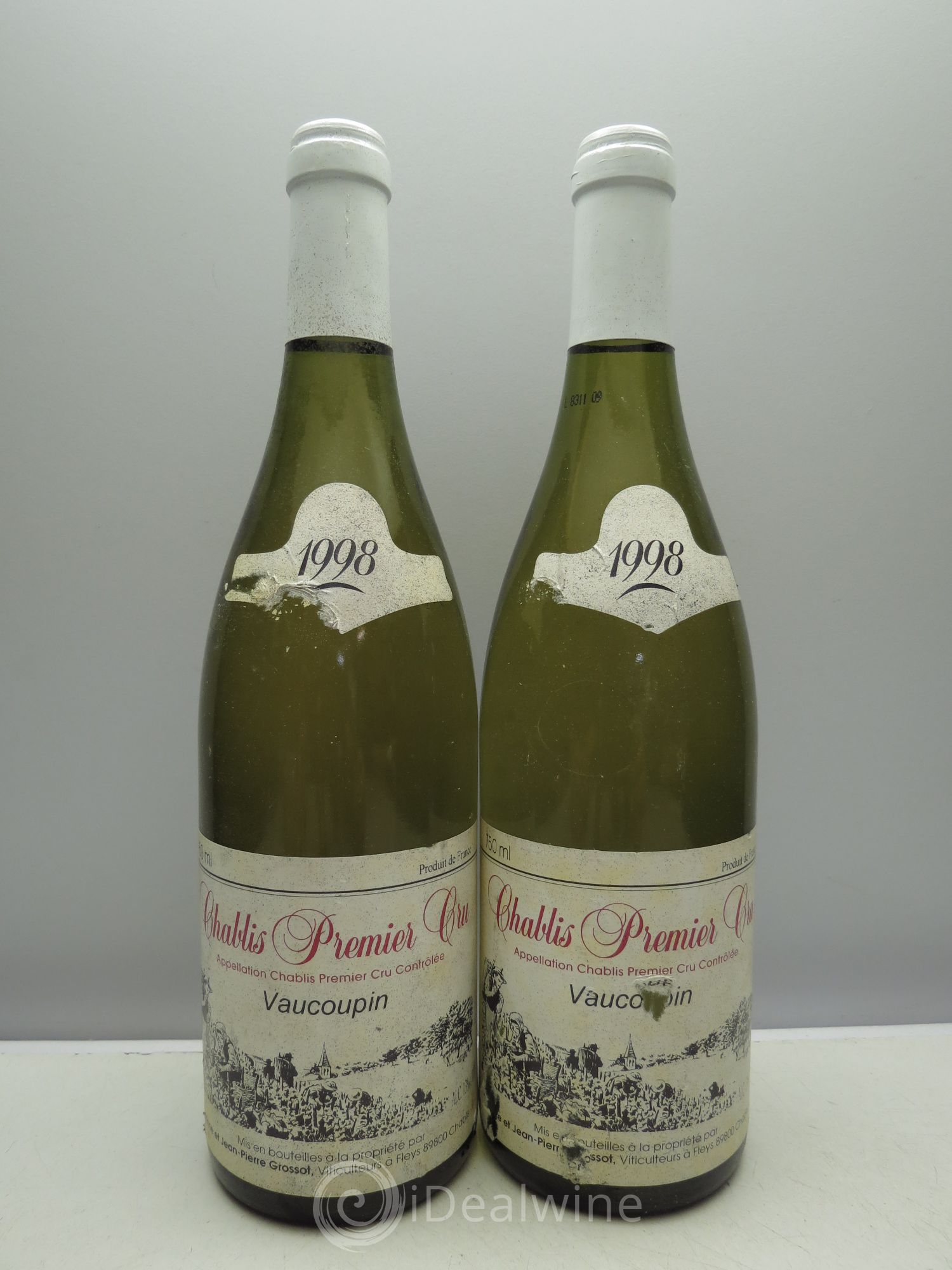 Chablis Vaucoupin Grossot 1998 - Posten von 2 Flaschen - 0