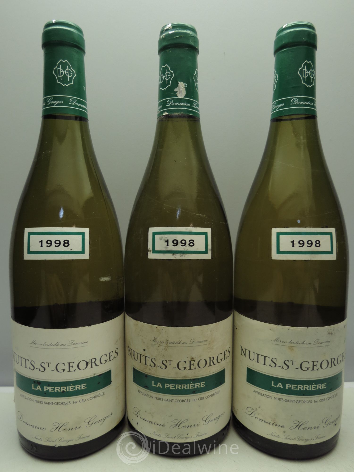 Nuits-Saint-Georges 1er Cru La Perrière Henri Gouges 1998 - Lot de 3 bouteilles - 0