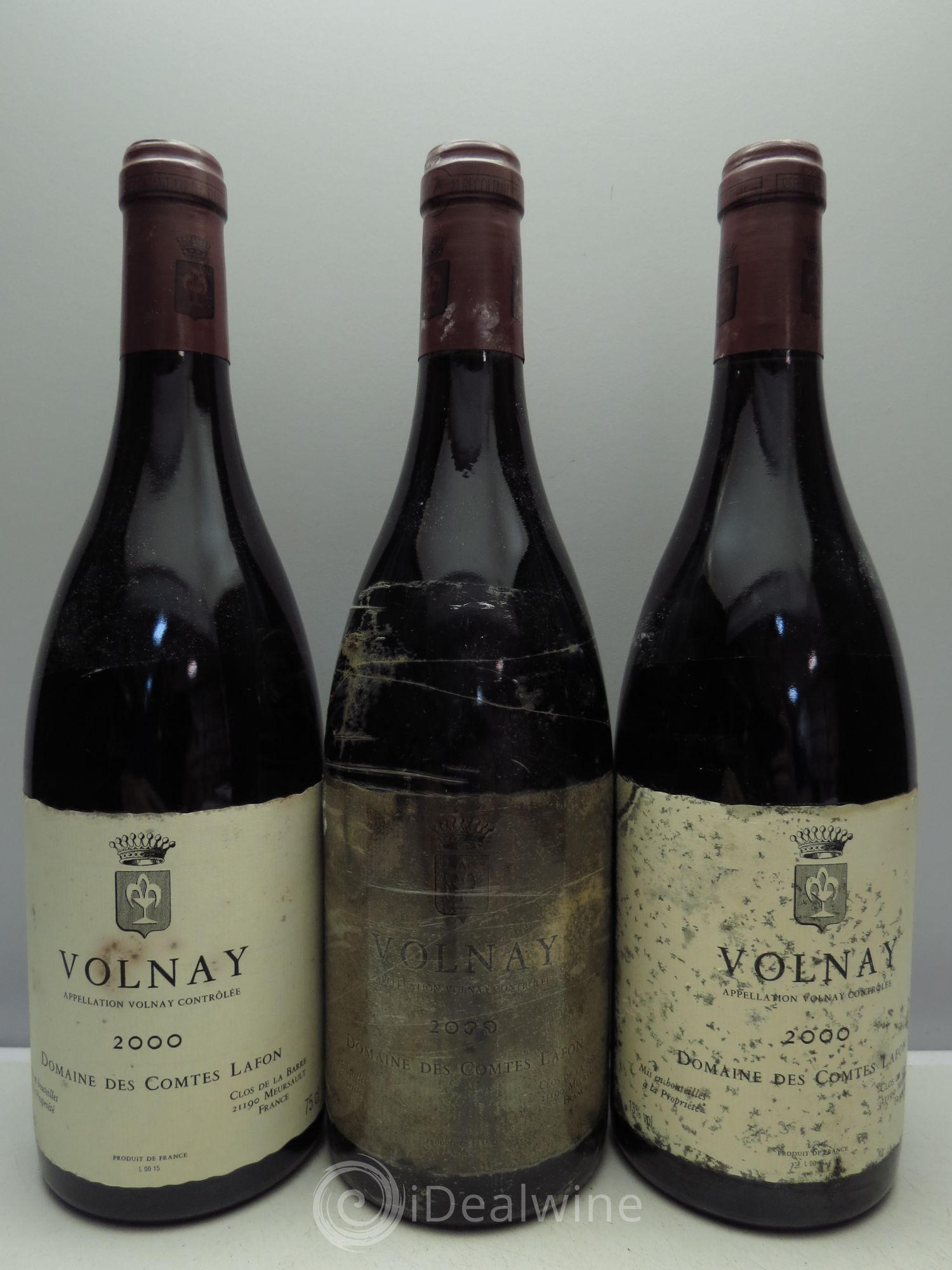 Volnay Comtes Lafon (Domaine des) 2000 - Lot de 3 bouteilles - 0