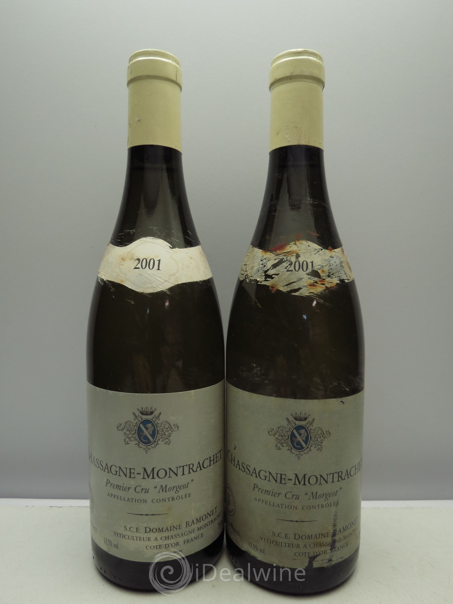 Chassagne-Montrachet 1er Cru Morgeot Ramonet (Domaine) 2001 - Lot de 2 bouteilles - 0