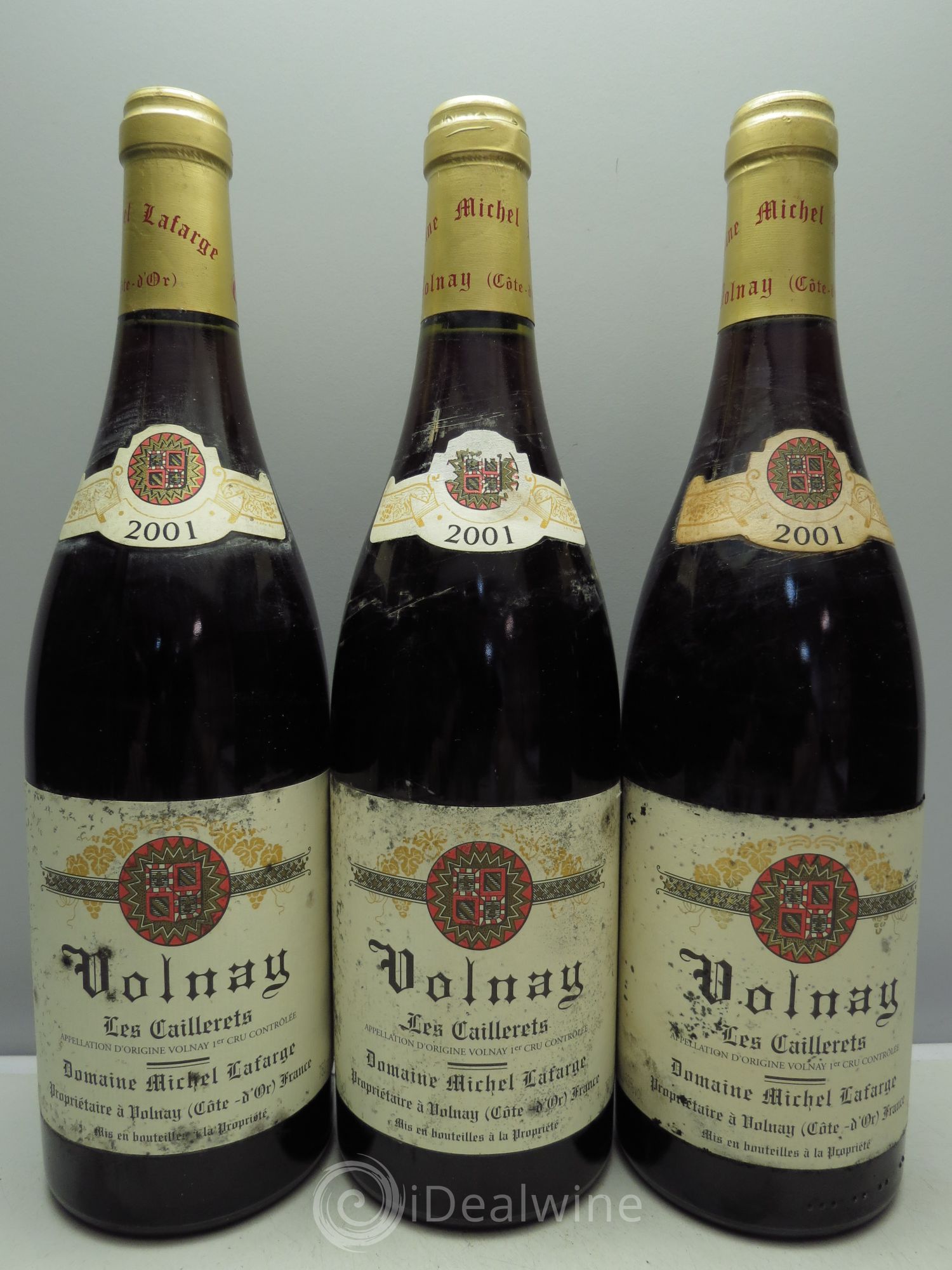 Volnay 1er Cru 2001 - Lot de 3 bouteilles - 0
