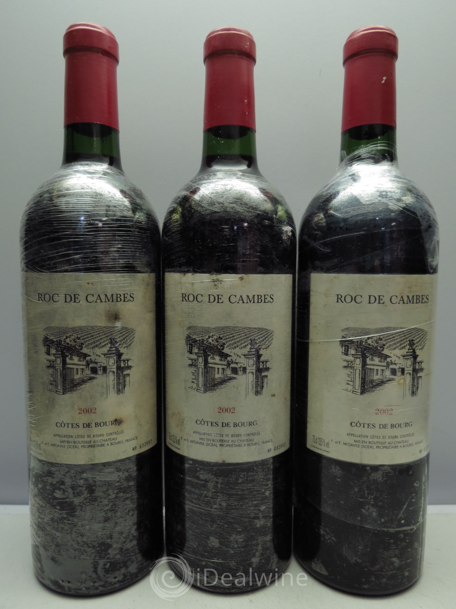 Roc de Cambes 2002 - Lot of 3 bottles - 0