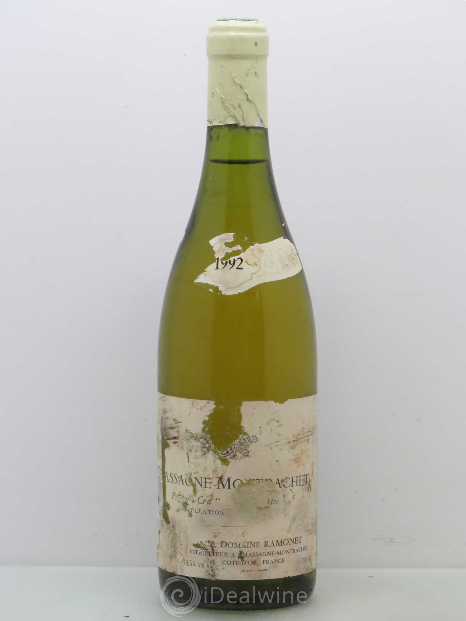 Chassagne-Montrachet 1er Cru Les Ruchottes Ramonet (Domaine) 1992 - Lot de 1 bouteille - 0