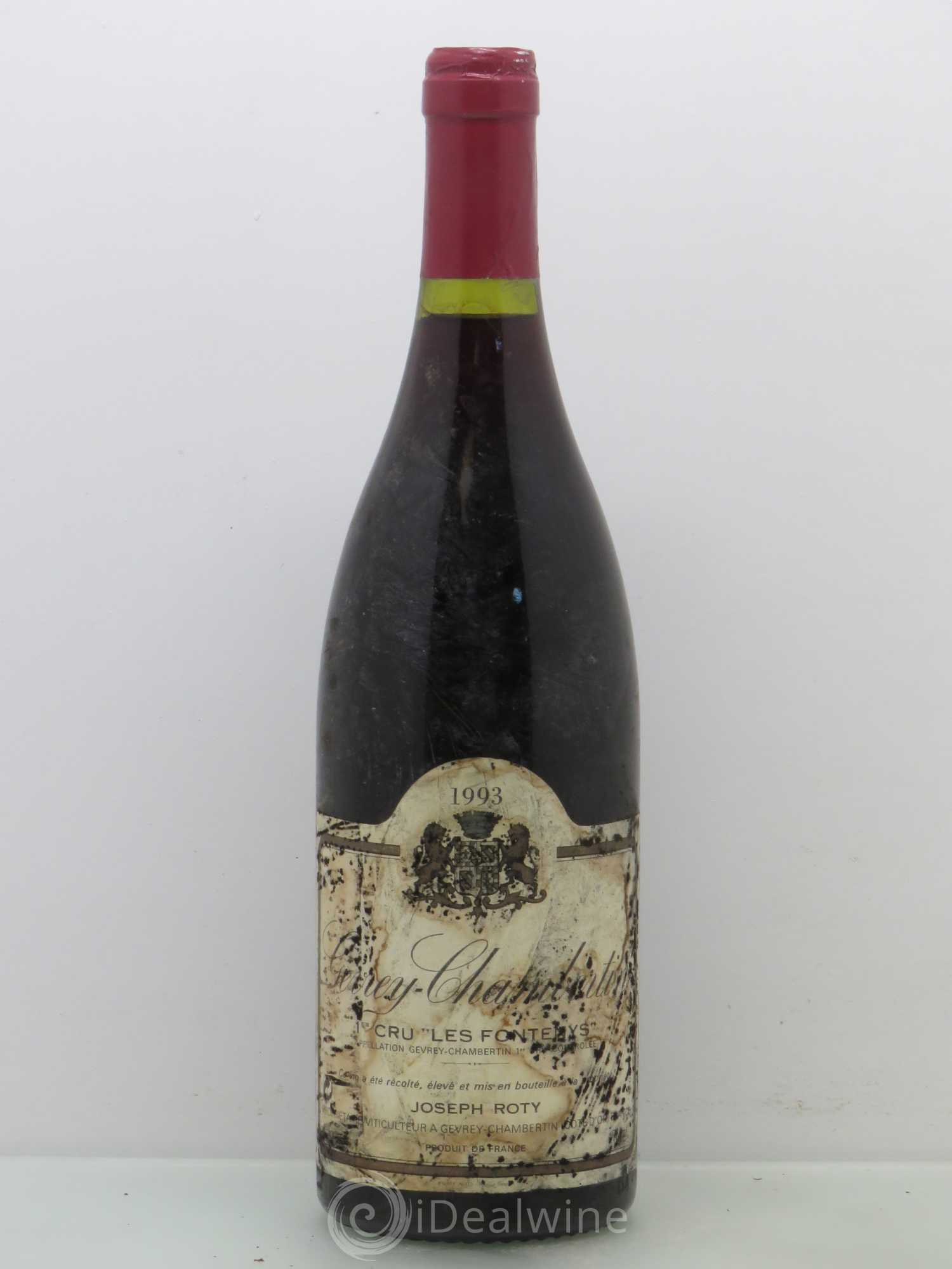Gevrey-Chambertin 1er Cru Les Fontenys Joseph Roty (Domaine) 1993 - Lot de 1 bouteille - 0
