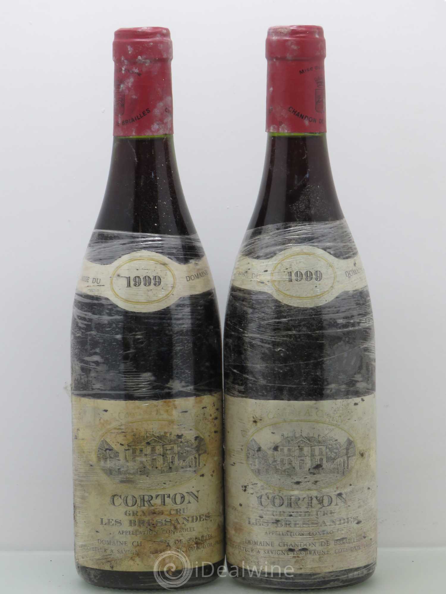 Corton Grand Cru Les Bressandes Chandon 1999 - Posten von 2 Flaschen - 0