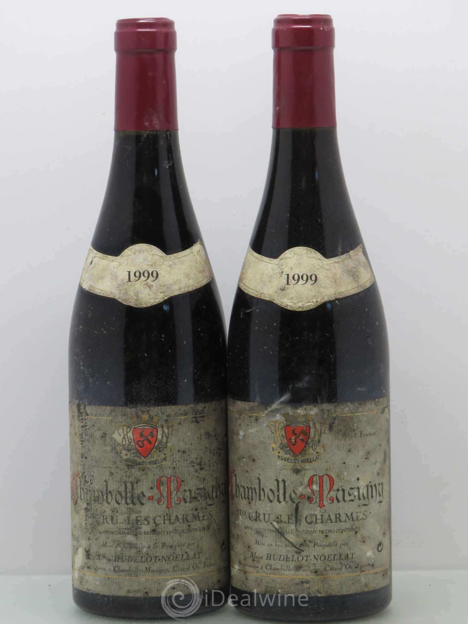 Chambolle-Musigny 1er Cru Les Charmes Hudelot-Noëllat 1999 - Lot de 2 bouteilles - 0