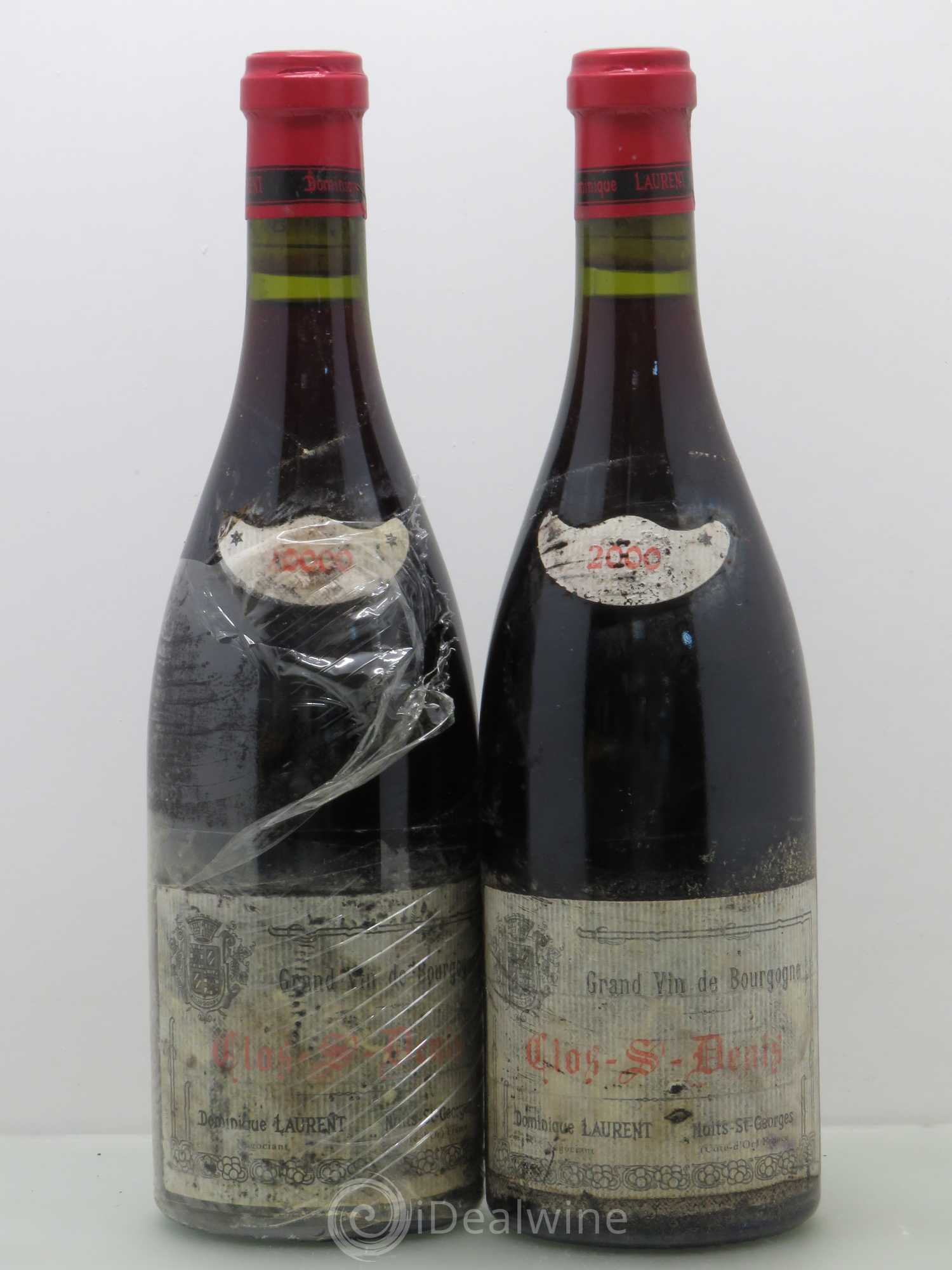 Clos Saint-Denis Grand Cru Dominique Laurent 2000 - Lot de 2 bouteilles - 0