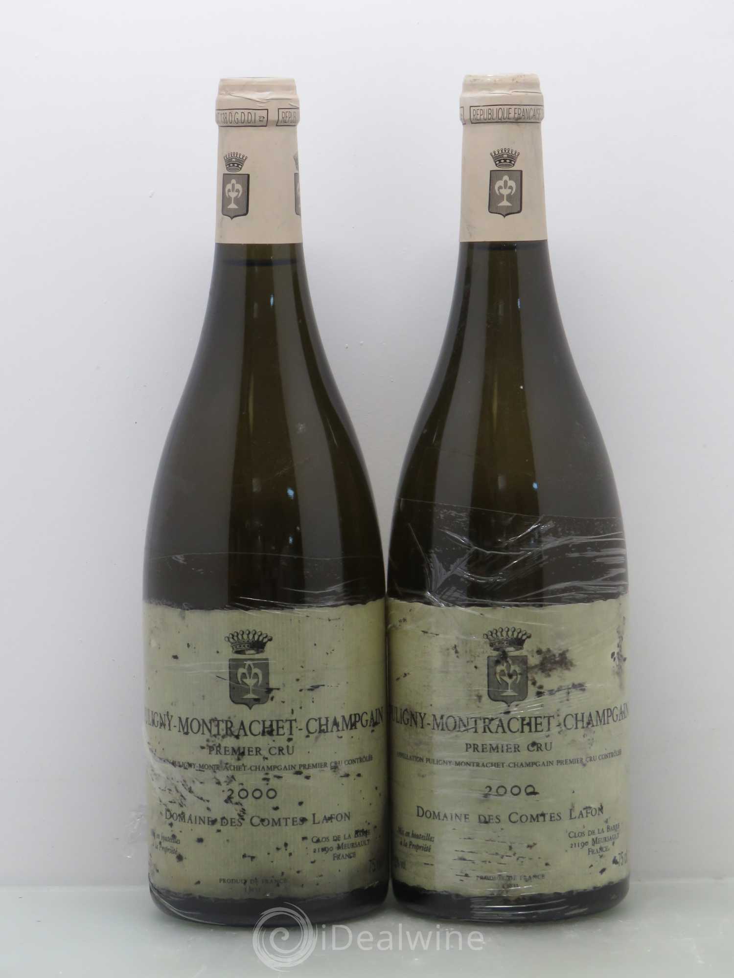 Puligny-Montrachet 1er Cru Champgain Comtes Lafon (Domaine des) 2000 - Lot de 2 bouteilles - 0