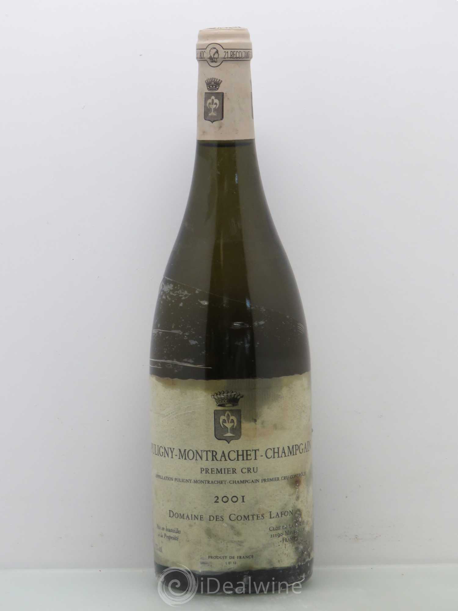 Puligny-Montrachet 1er Cru Champgain Comtes Lafon (Domaine des) 2001 - Lot de 1 bouteille - 0
