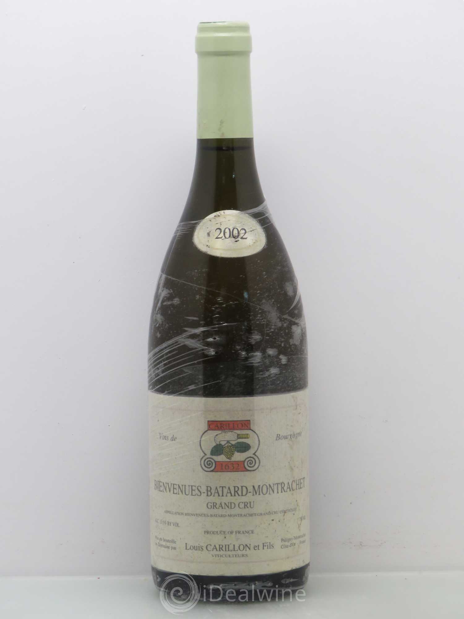 Bienvenues-Bâtard-Montrachet Grand Cru Louis Carillon & Fils 2002 - Lot de 1 bouteille - 0