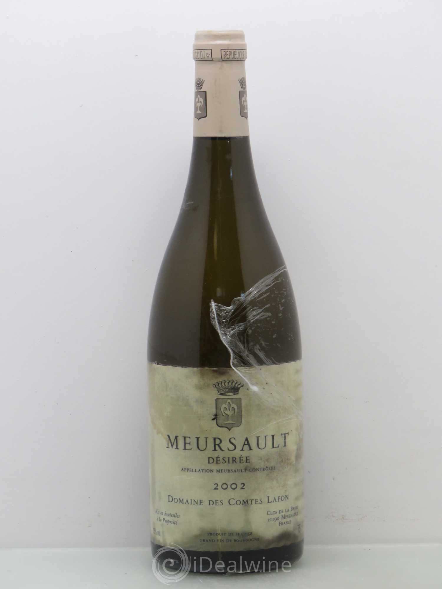 Meursault Désirée Comtes Lafon (Domaine des) 2002 - Lot de 1 bouteille - 0