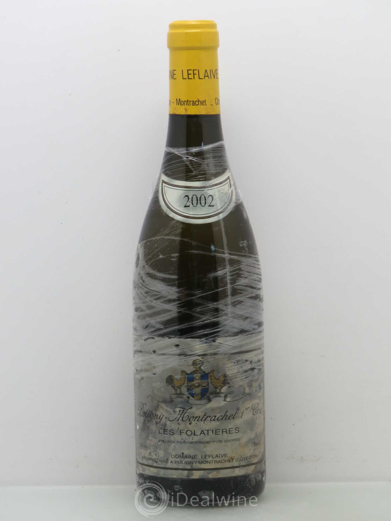 Puligny-Montrachet 1er Cru Les Folatières Leflaive (Domaine) 2002 - Lot de 1 bouteille - 0