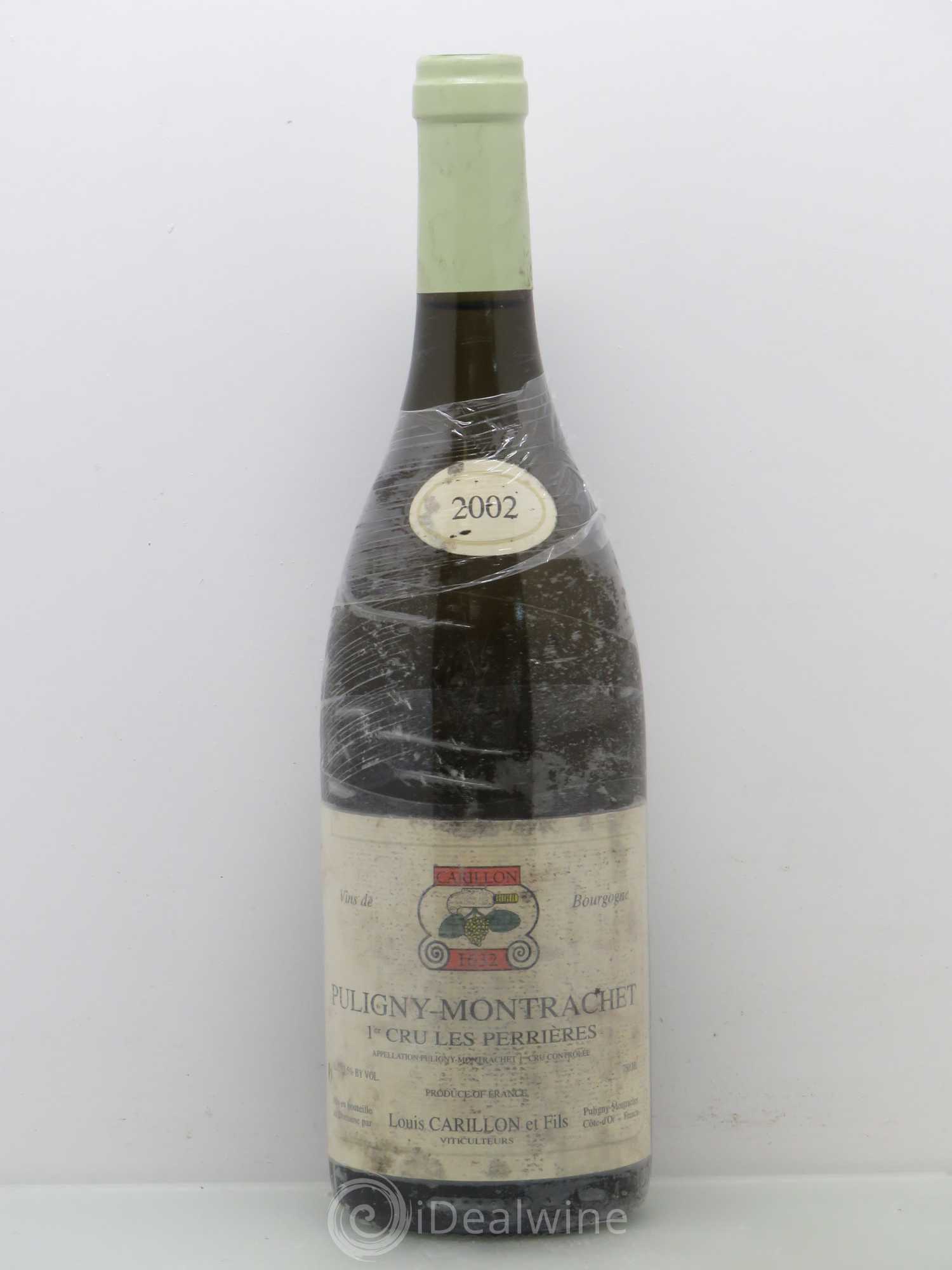 Puligny-Montrachet 1er Cru Les Perrières Louis Carillon & Fils 2002 - Lot de 1 bouteille - 0