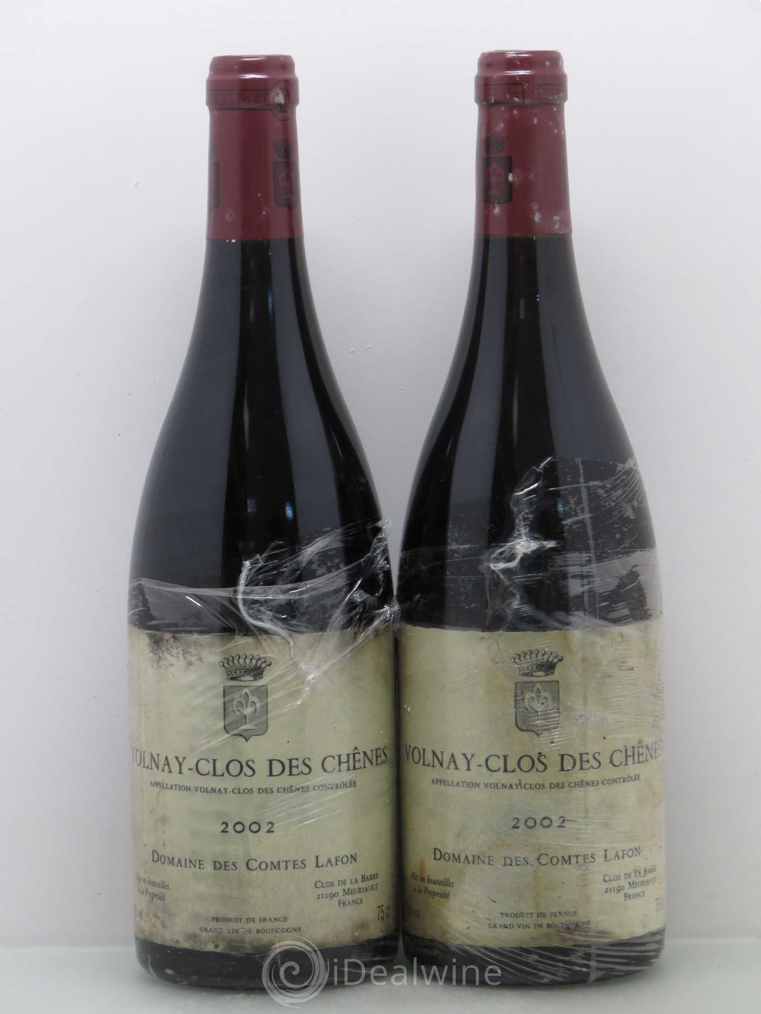 Volnay 1er Cru Clos des Chênes Comtes Lafon (Domaine des) 2002 - Lot de 2 bouteilles - 0
