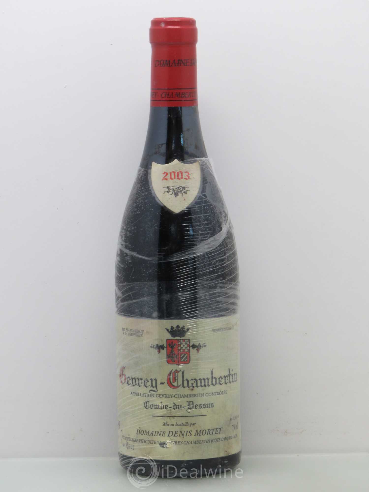 Gevrey-Chambertin Denis Mortet (Domaine) Combes Du Dessus 2003 - Lot de 1 bouteille - 0