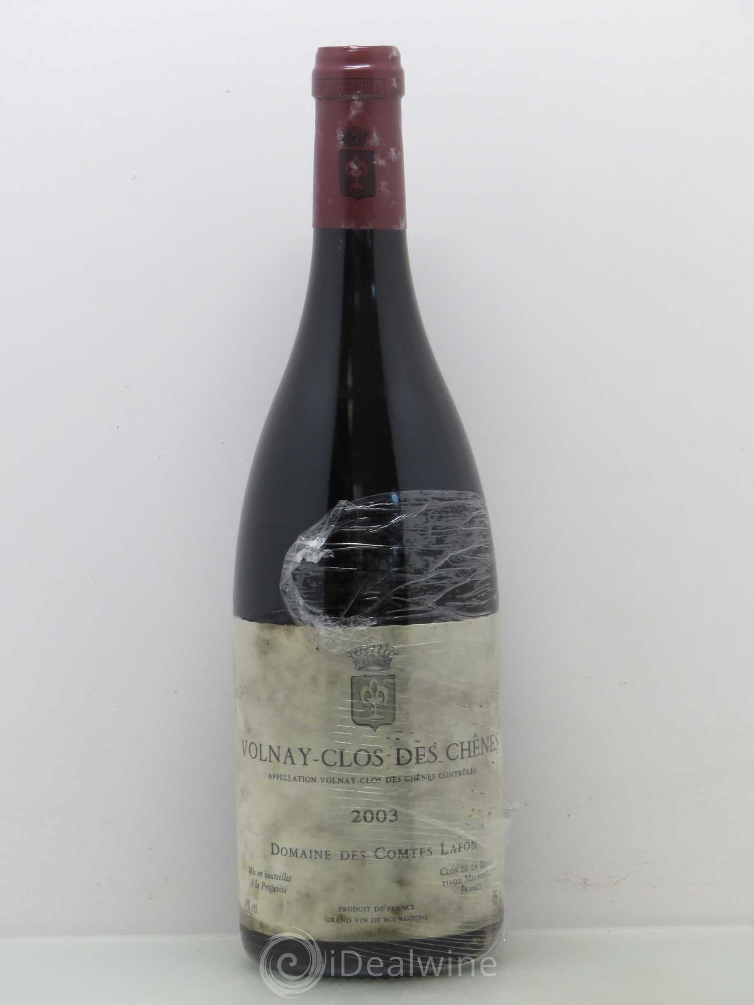 Volnay Clos des Chênes Comtes Lafon (Domaine des) 2003 - Posten von 1 Flasche - 0