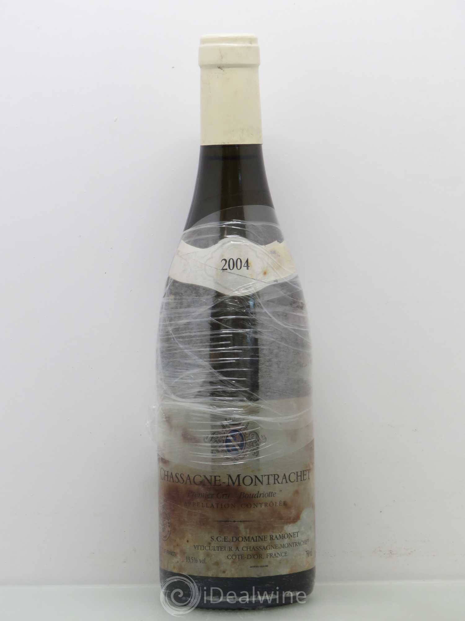 Chassagne-Montrachet 1er Cru Boudriotte Ramonet (Domaine) 2004 - Lot de 1 bouteille - 0