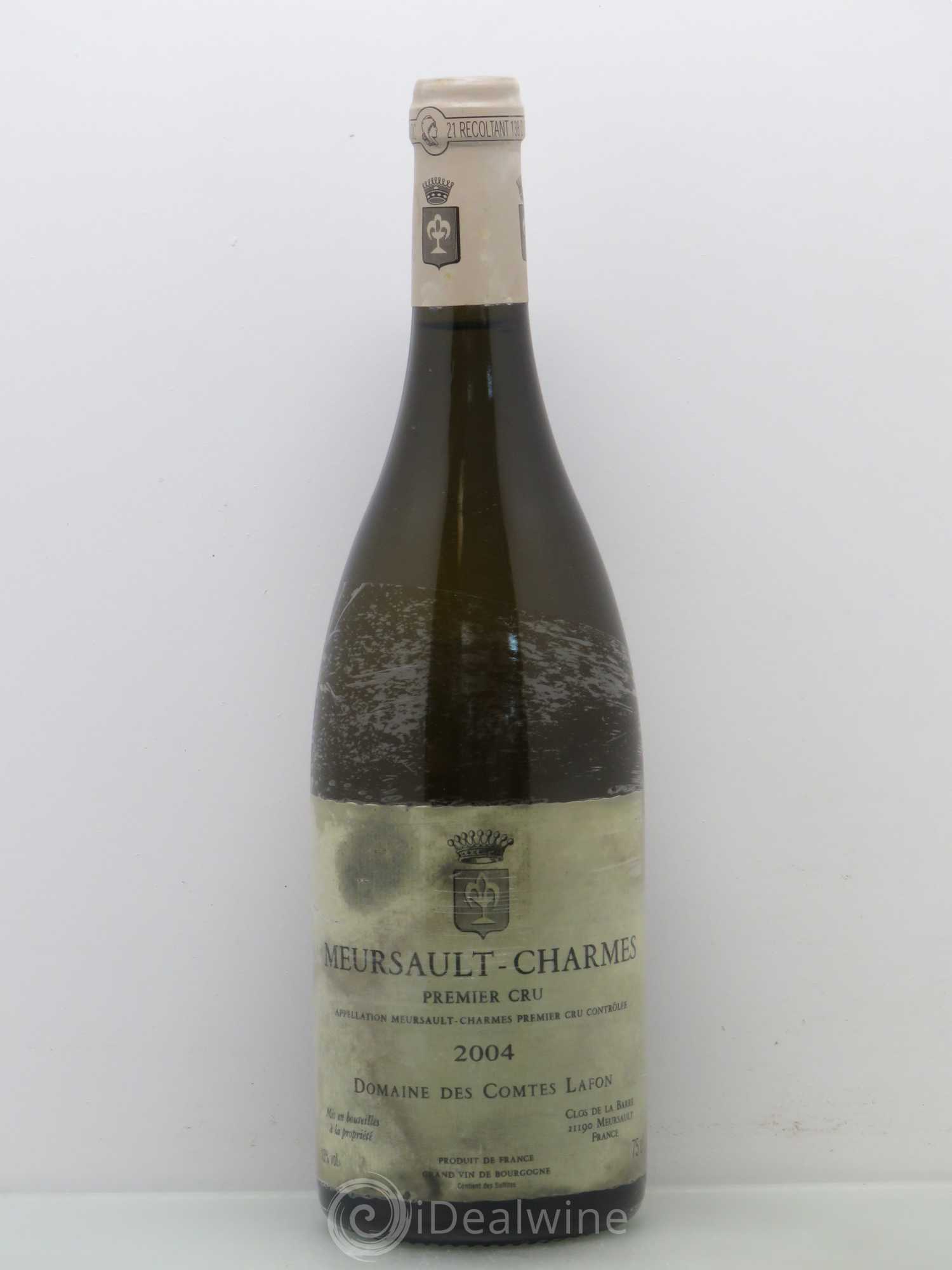 Meursault 1er Cru Charmes Comtes Lafon (Domaine des) 2004 - Posten von 1 Flasche - 0