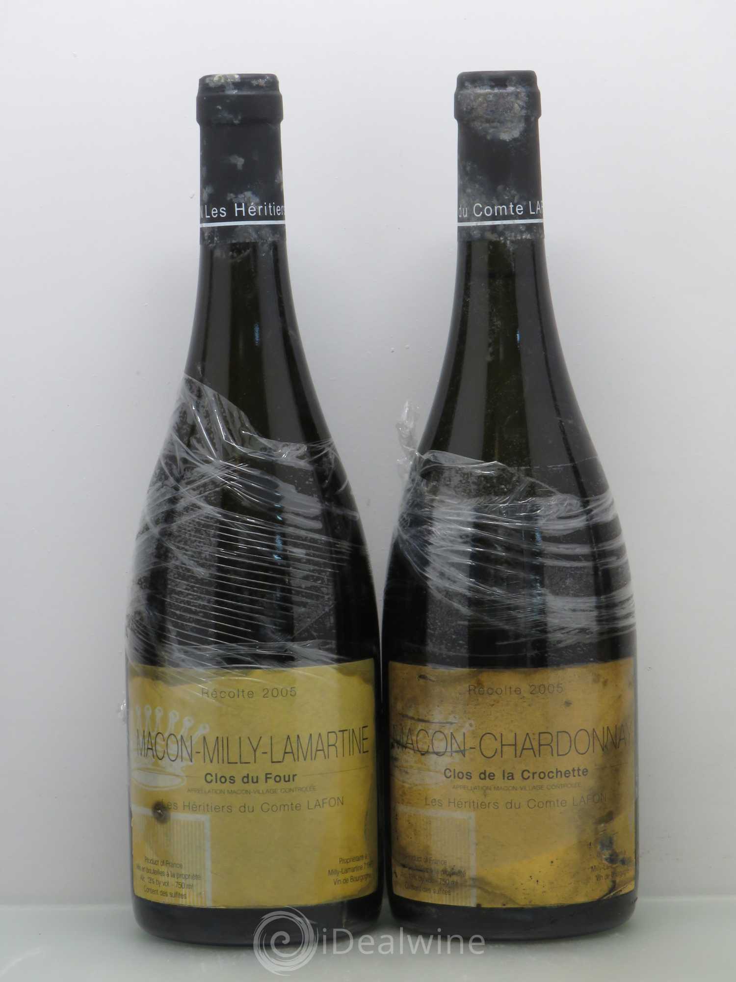 Mâcon Clos de la Crochette Héritiers du Comte Lafon (Domaine des) 2005 - Lot de 4 bouteilles - 1
