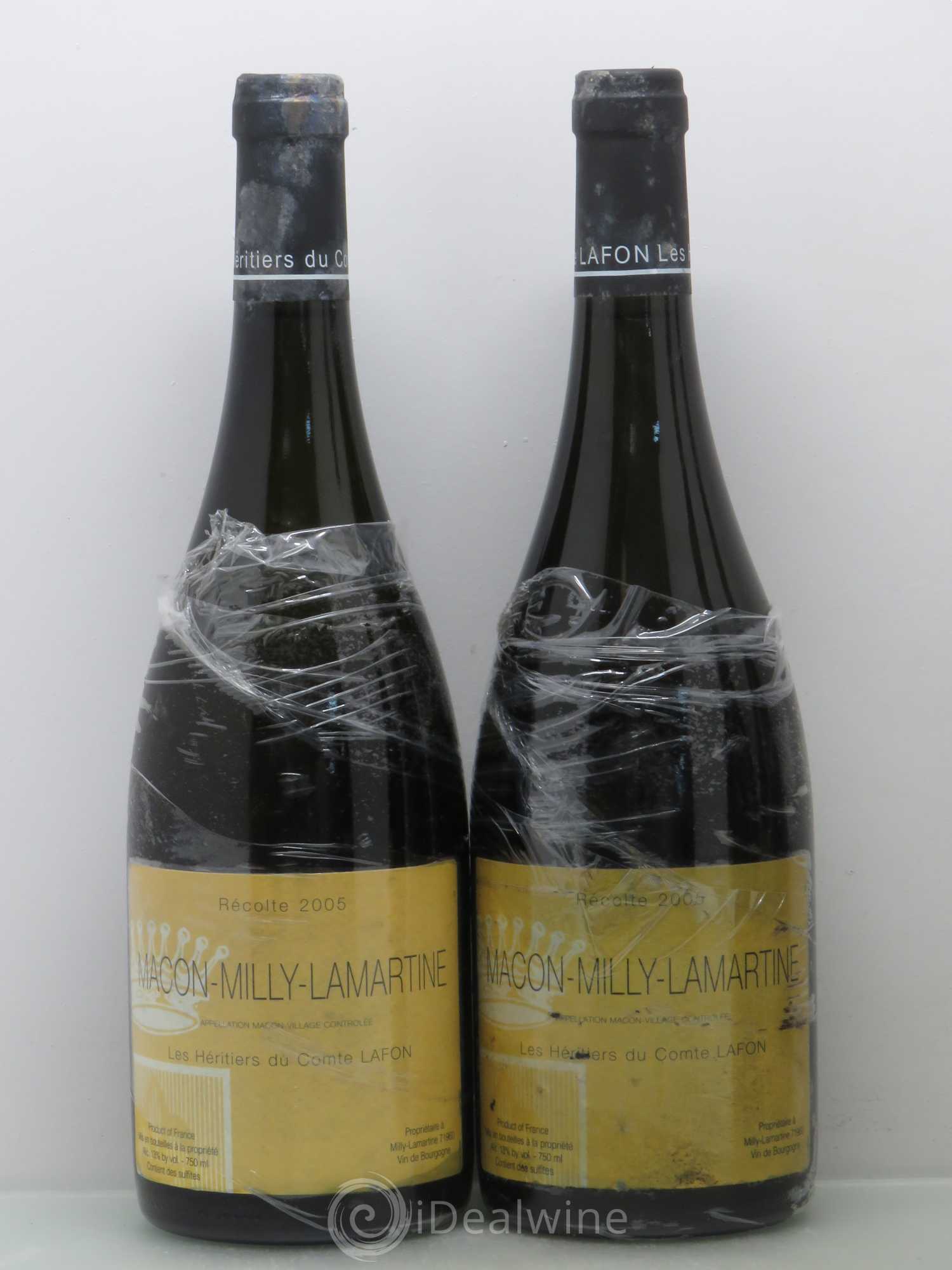 Mâcon Milly-Lamartine Héritiers du Comte Lafon (Domaine des) 2005 - Lot de 4 bouteilles - 1