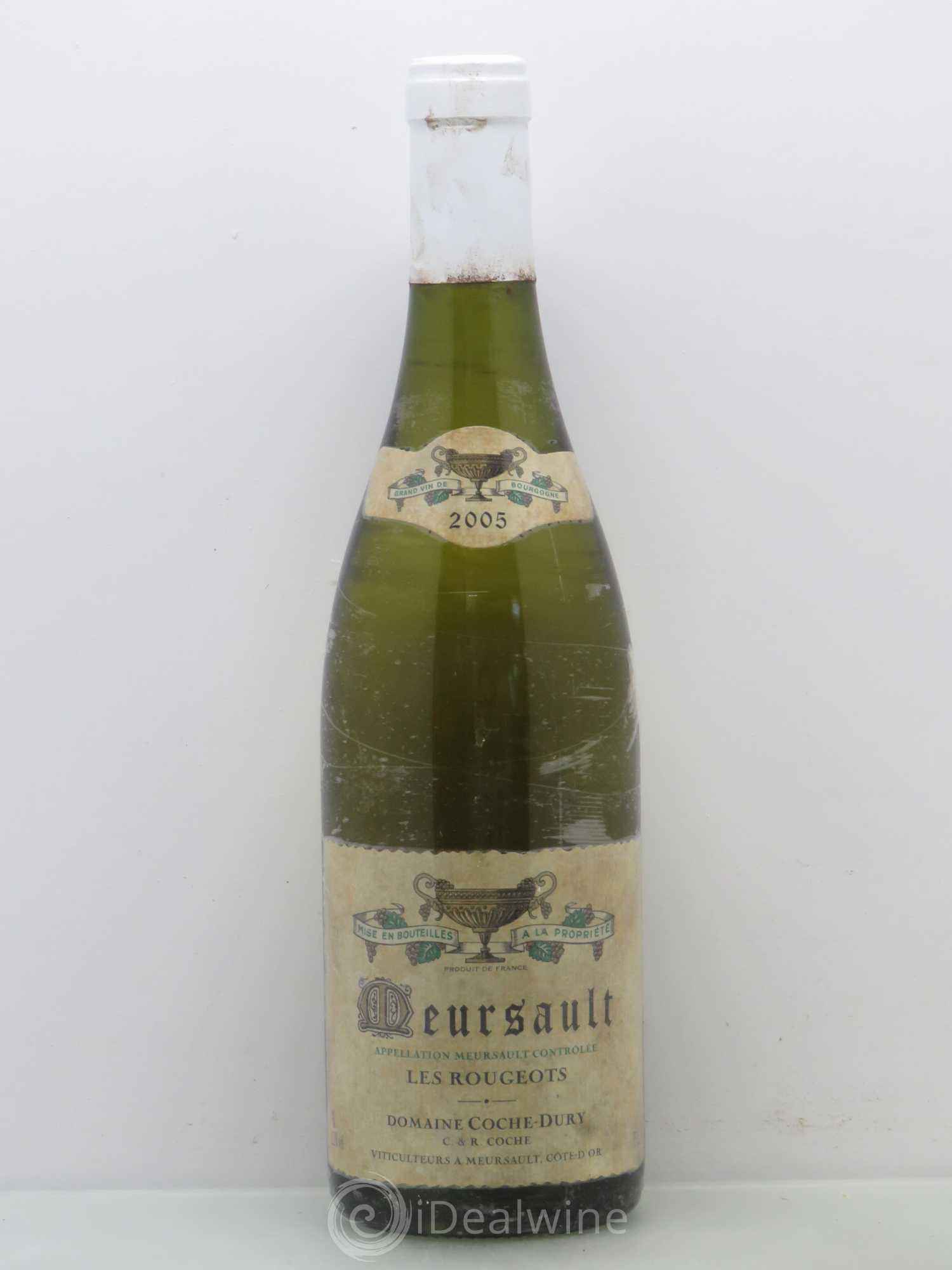 Meursault Les Rougeots Coche Dury (Domaine) 2005 - Lot de 1 bouteille - 0