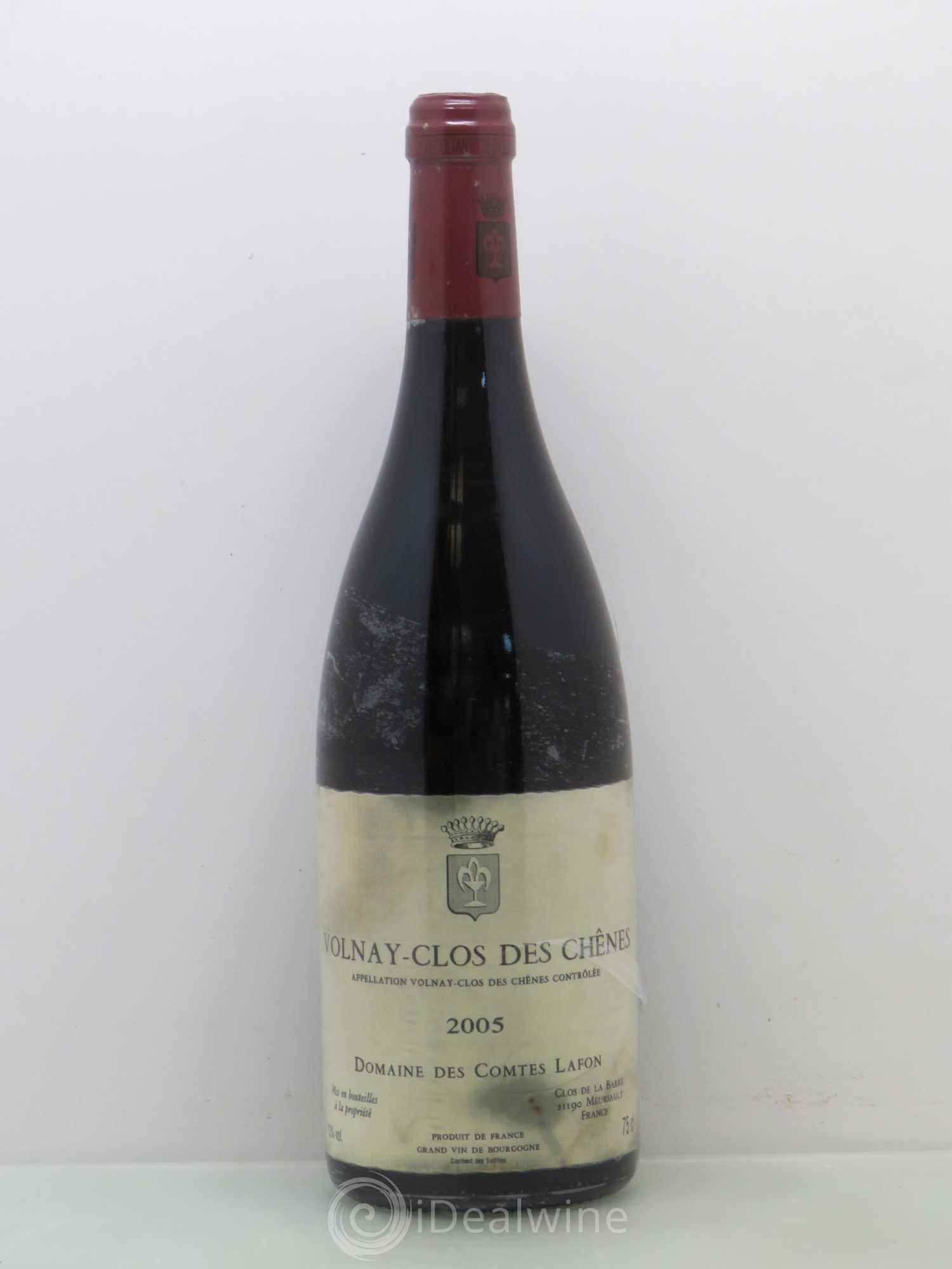 Volnay Clos des Chênes Comtes Lafon (Domaine des) 2005 - Posten von 1 Flasche - 0